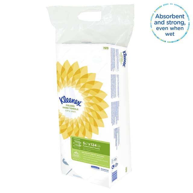 Handdoek Kleenex Ultra i-vouw 2-laags 215x315mm 5x124stuks 7979 3