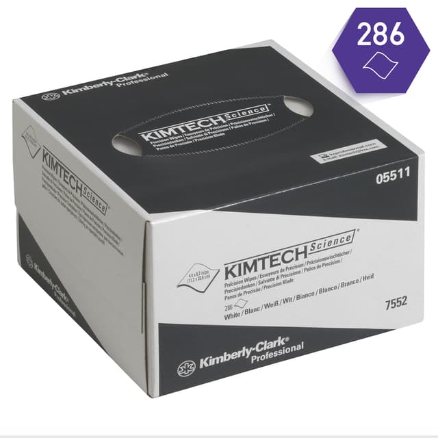 Poetsdoek Kimtech Science 208x112mm 30x286vel dispenserdoos wit 7552 2