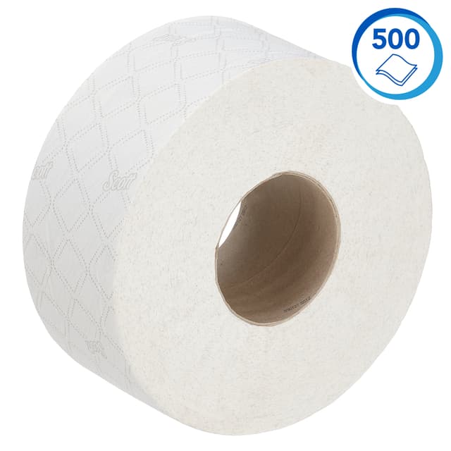 Toiletpapier Scott Essential jumbo 2-laags 200m wit 8614 2