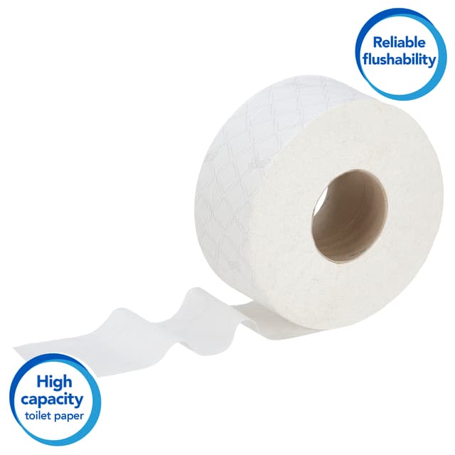 Toiletpapier Scott Essential jumbo 2-laags 200m wit 8614 3