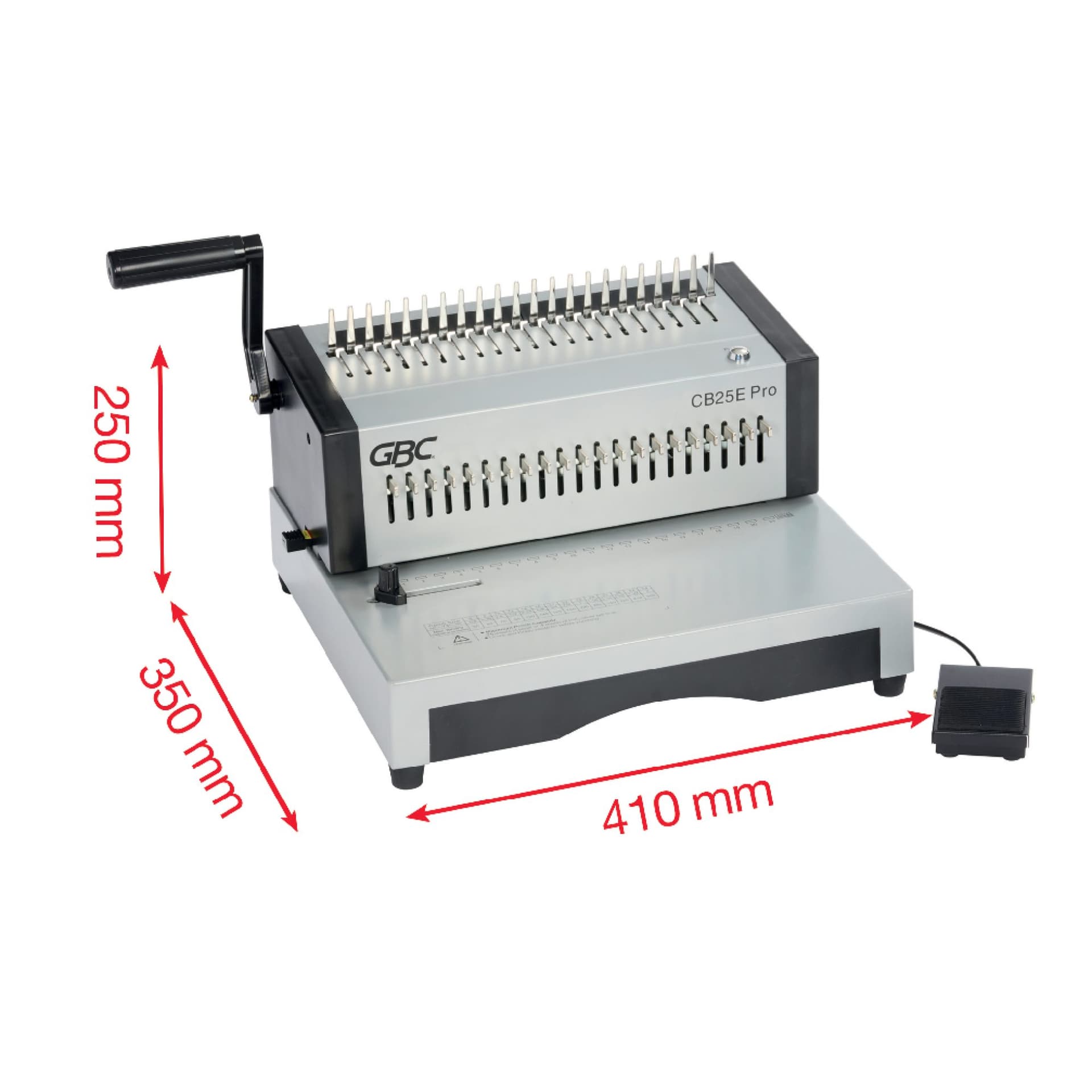 Inbindmachine GBC Combbind CB25E Pro 21-gaats 2