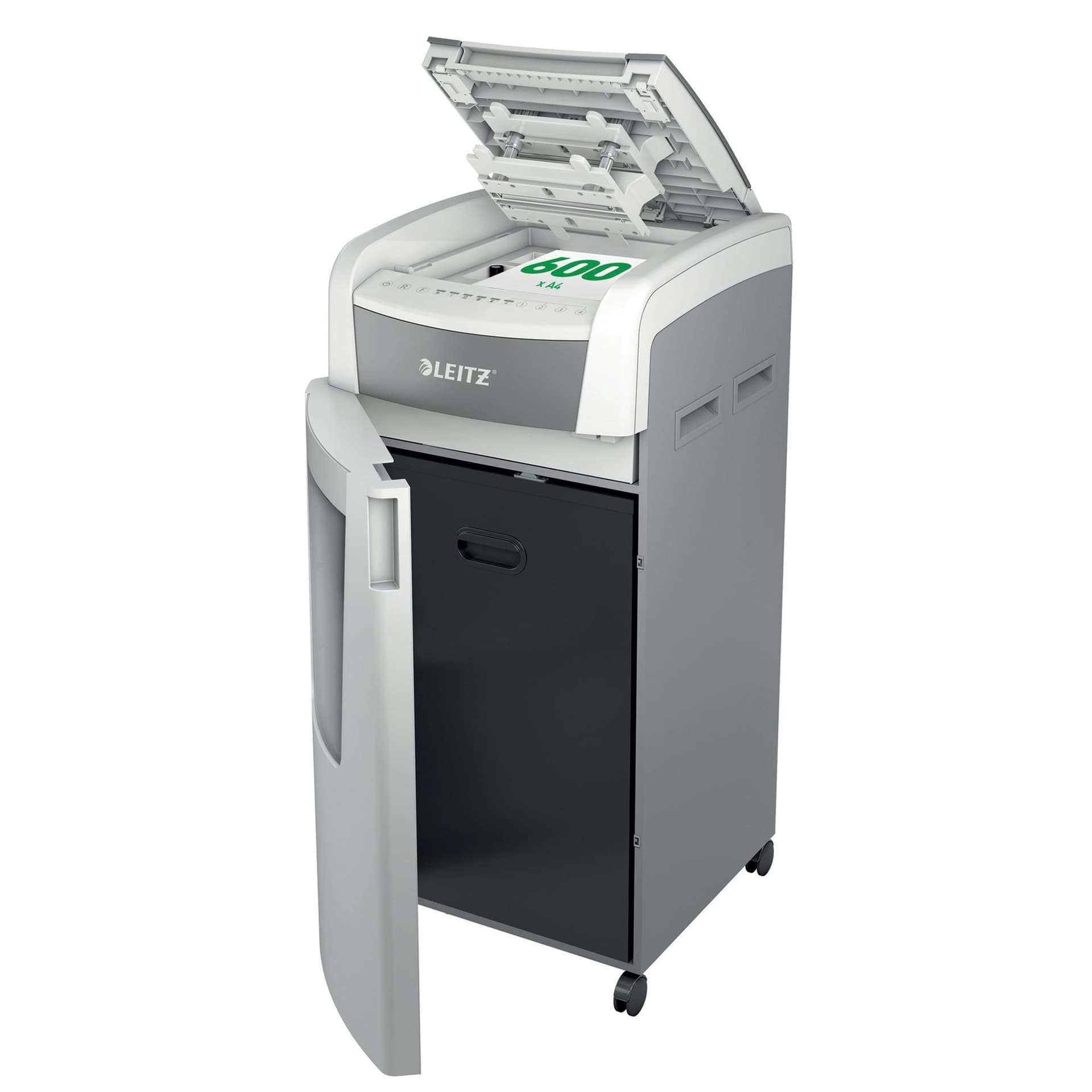 Papiervernietiger Leitz IQ Auto+ Office Pro 600 P5 snippers 2x15mm 4