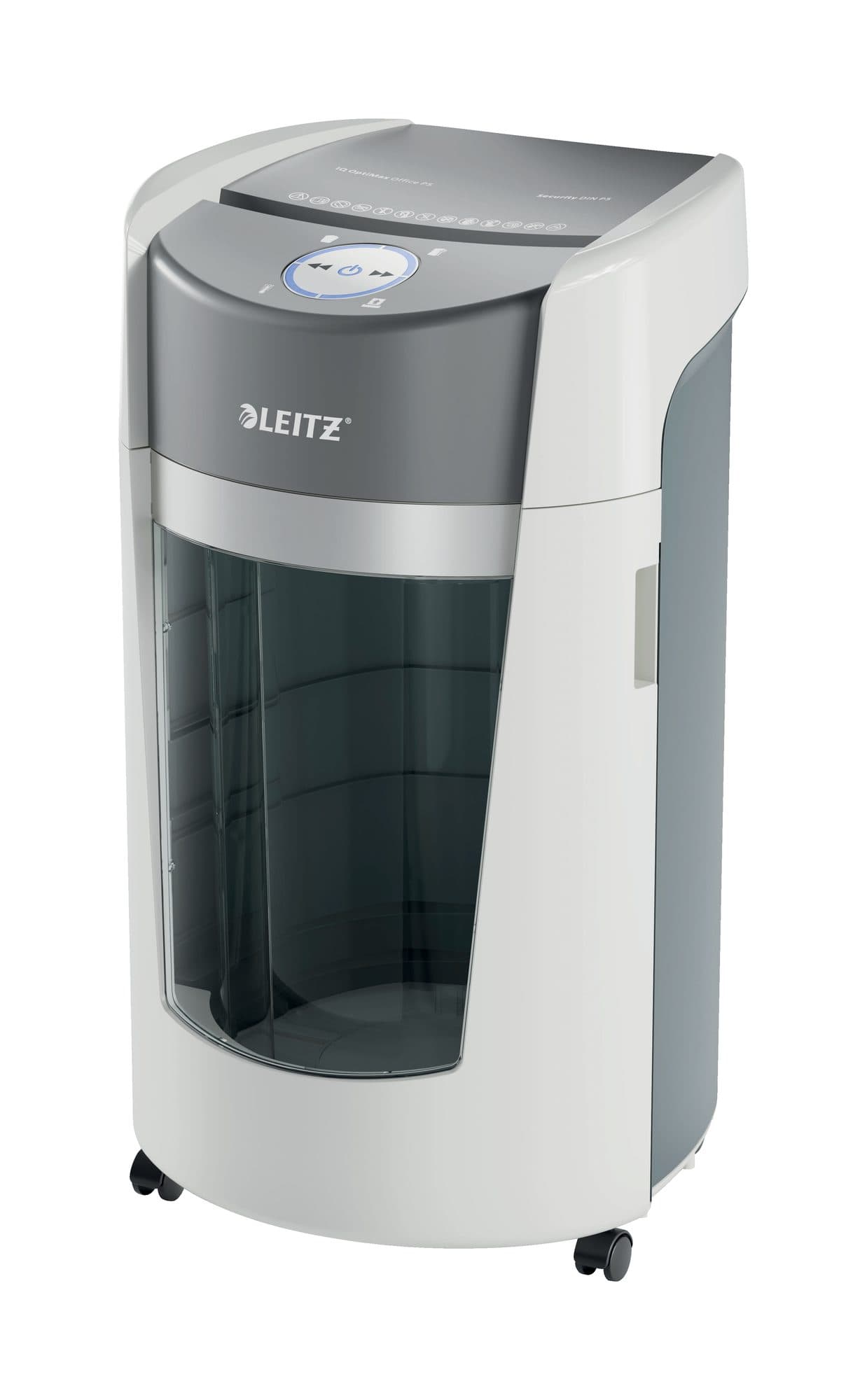 Papiervernietiger Leitz IQ OptiMax 550 Office P5 snippers 2x15mm