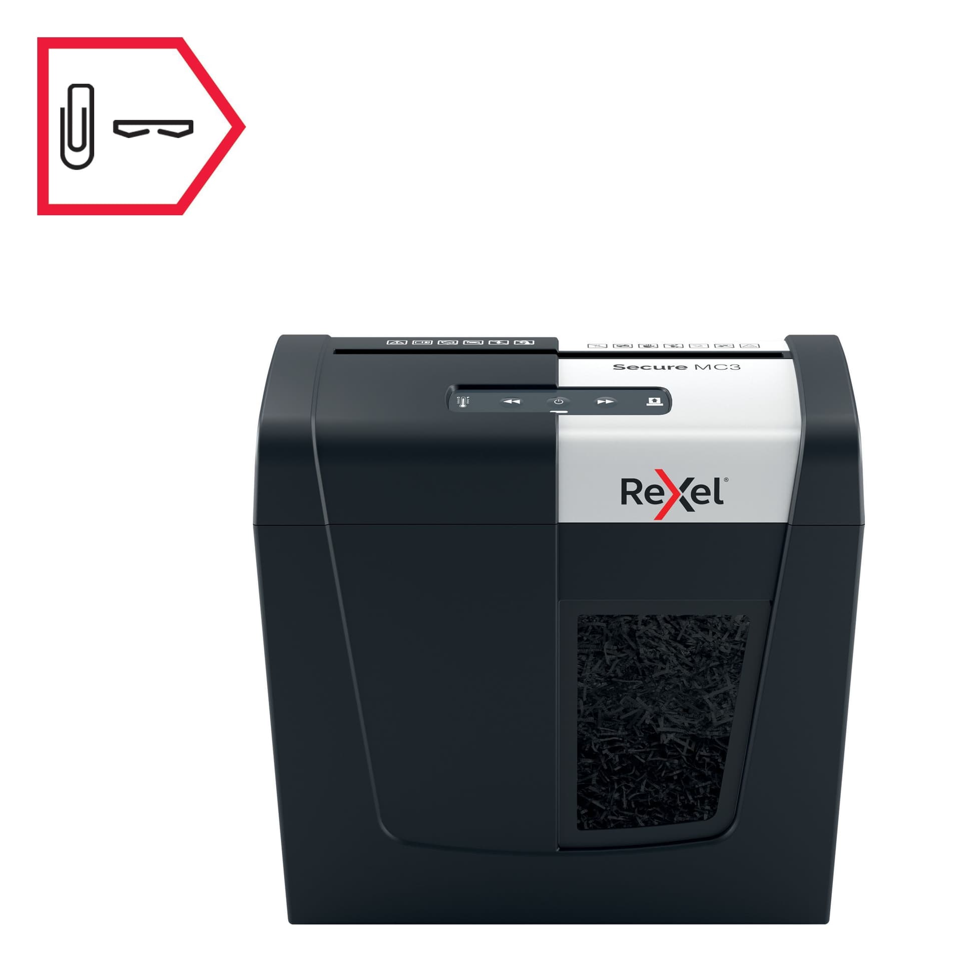 Papiervernietiger Rexel Secure MC3 P5 snippers 2x15mm 11