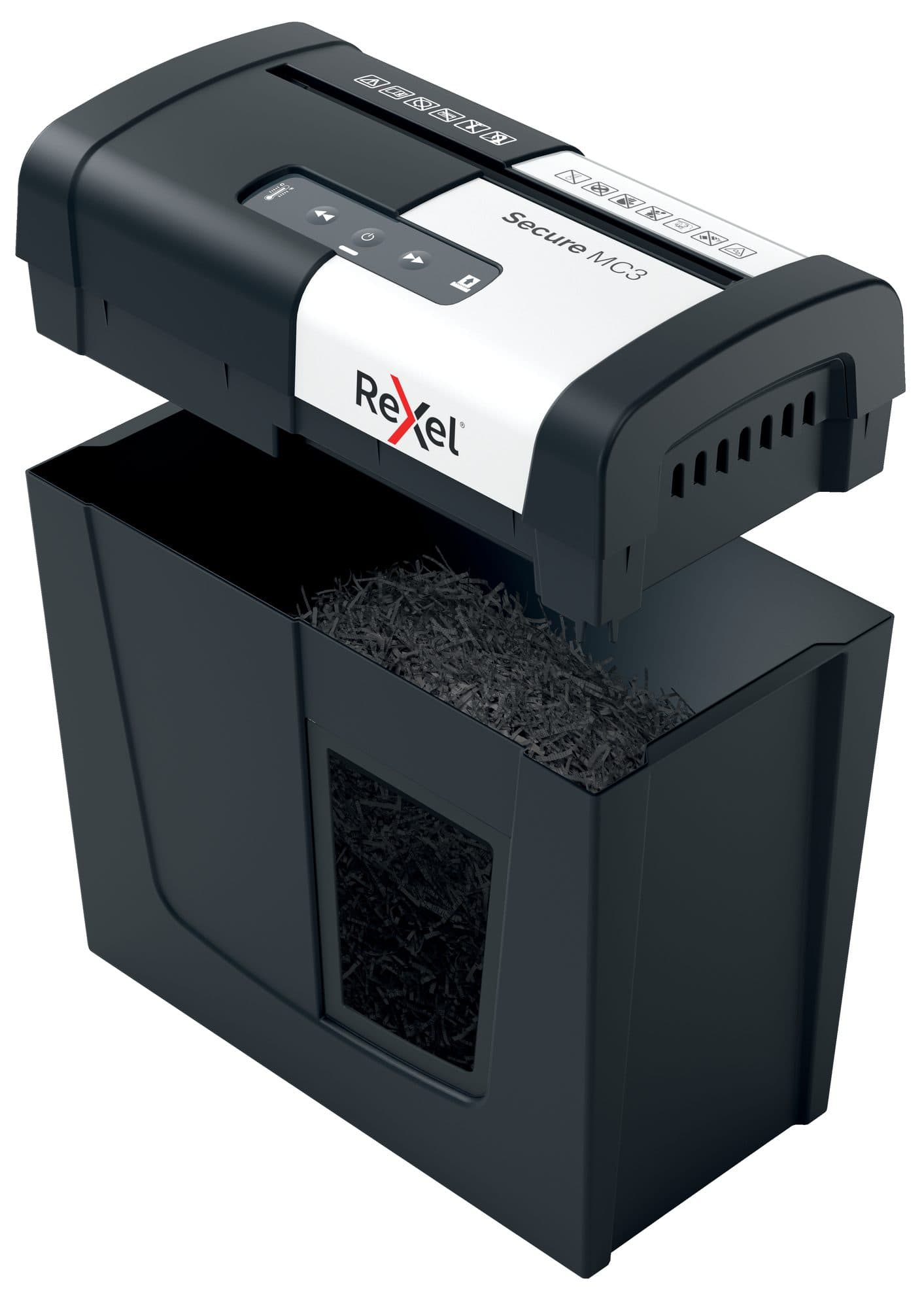 Papiervernietiger Rexel Secure MC3 P5 snippers 2x15mm 4