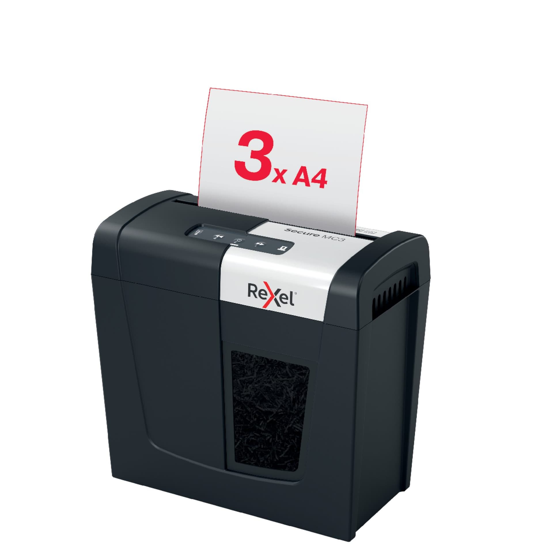 Papiervernietiger Rexel Secure MC3 P5 snippers 2x15mm 5
