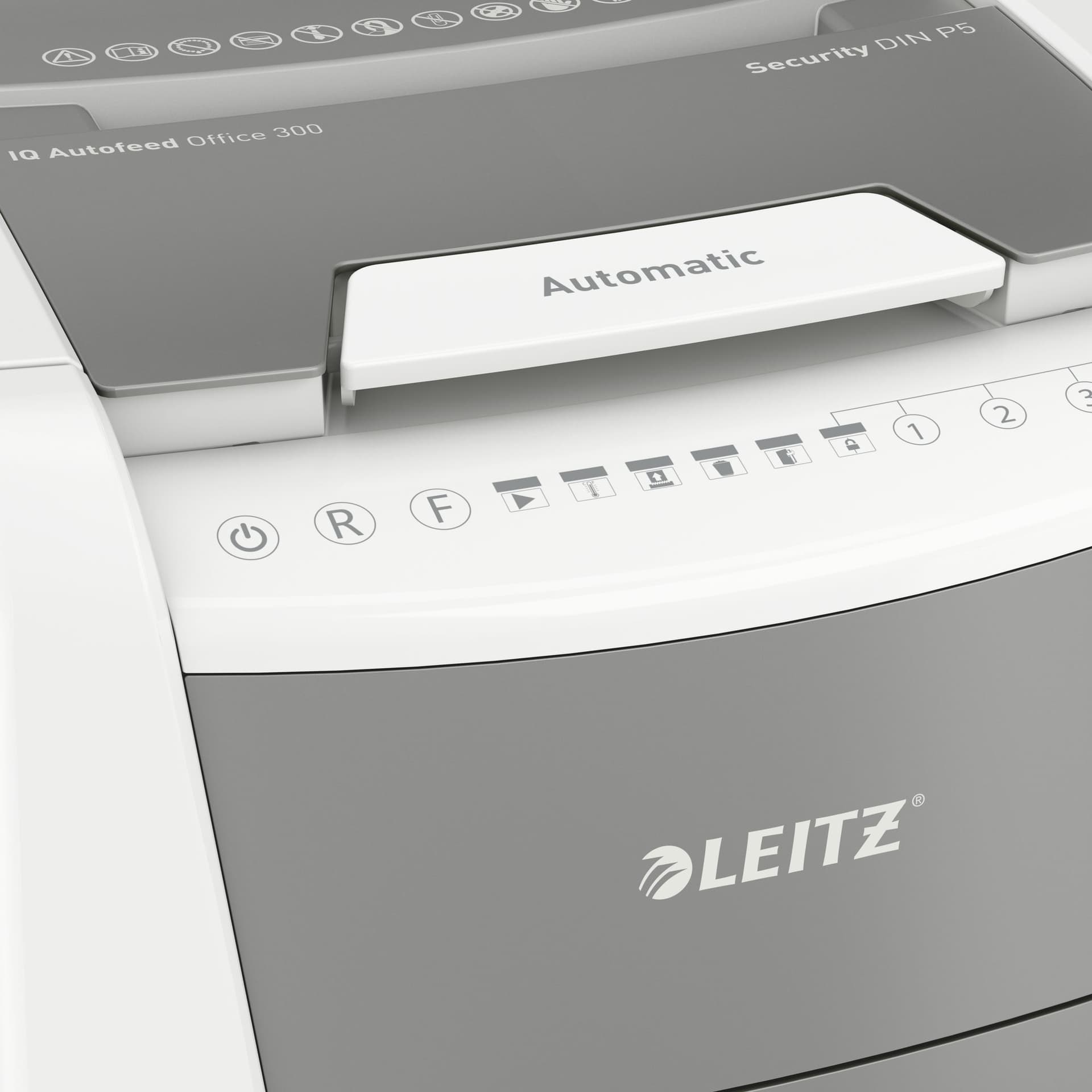 Papiervernietiger Leitz IQ Auto+ Office 300 P5 snippers 2x15mm 5