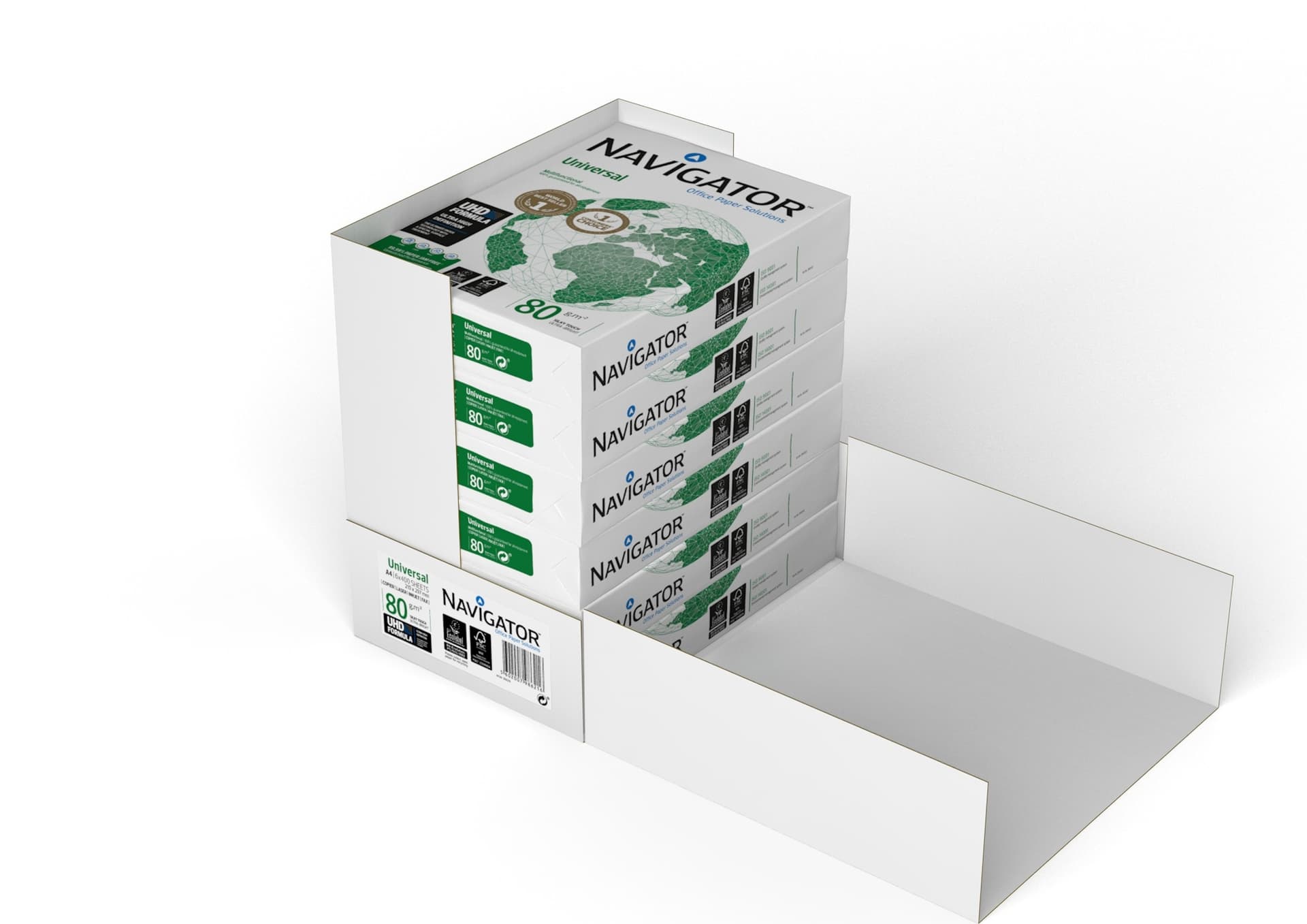 Kopieerpapier Navigator Universal A4 80gr wit 400 vel 3