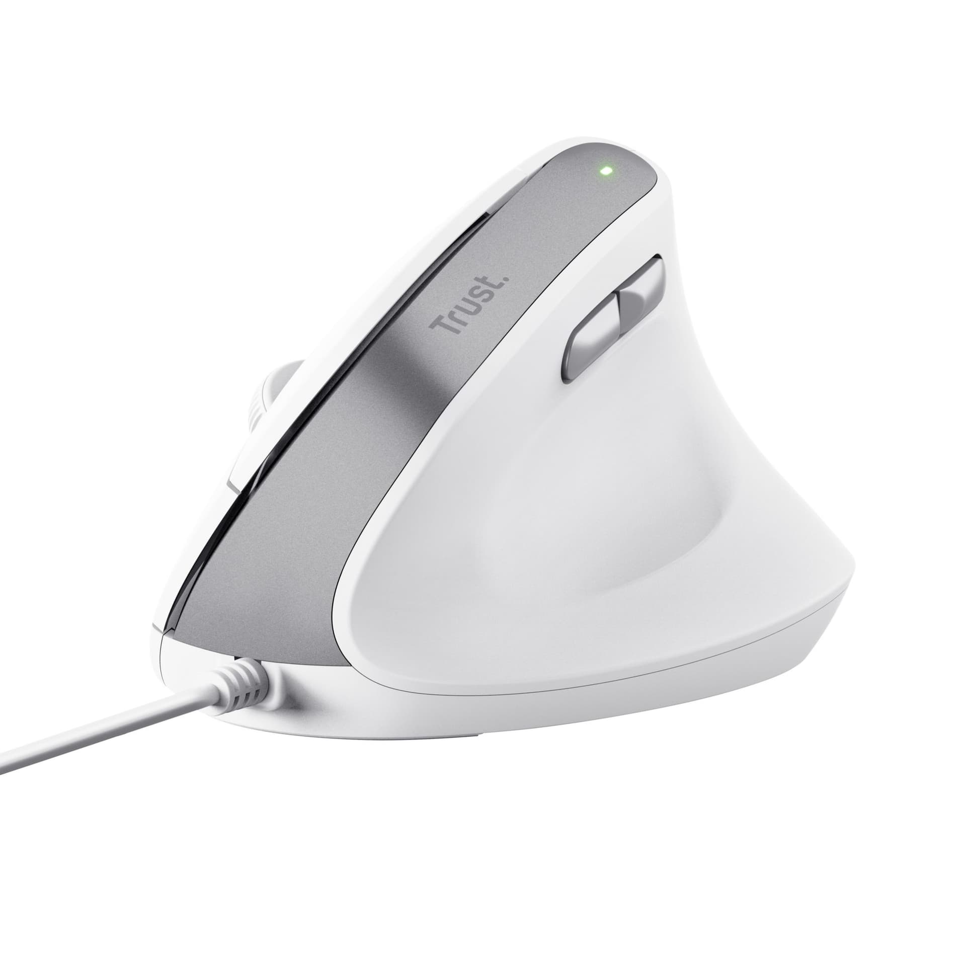 Muis Trust ergonomisch BAYO II wit 3