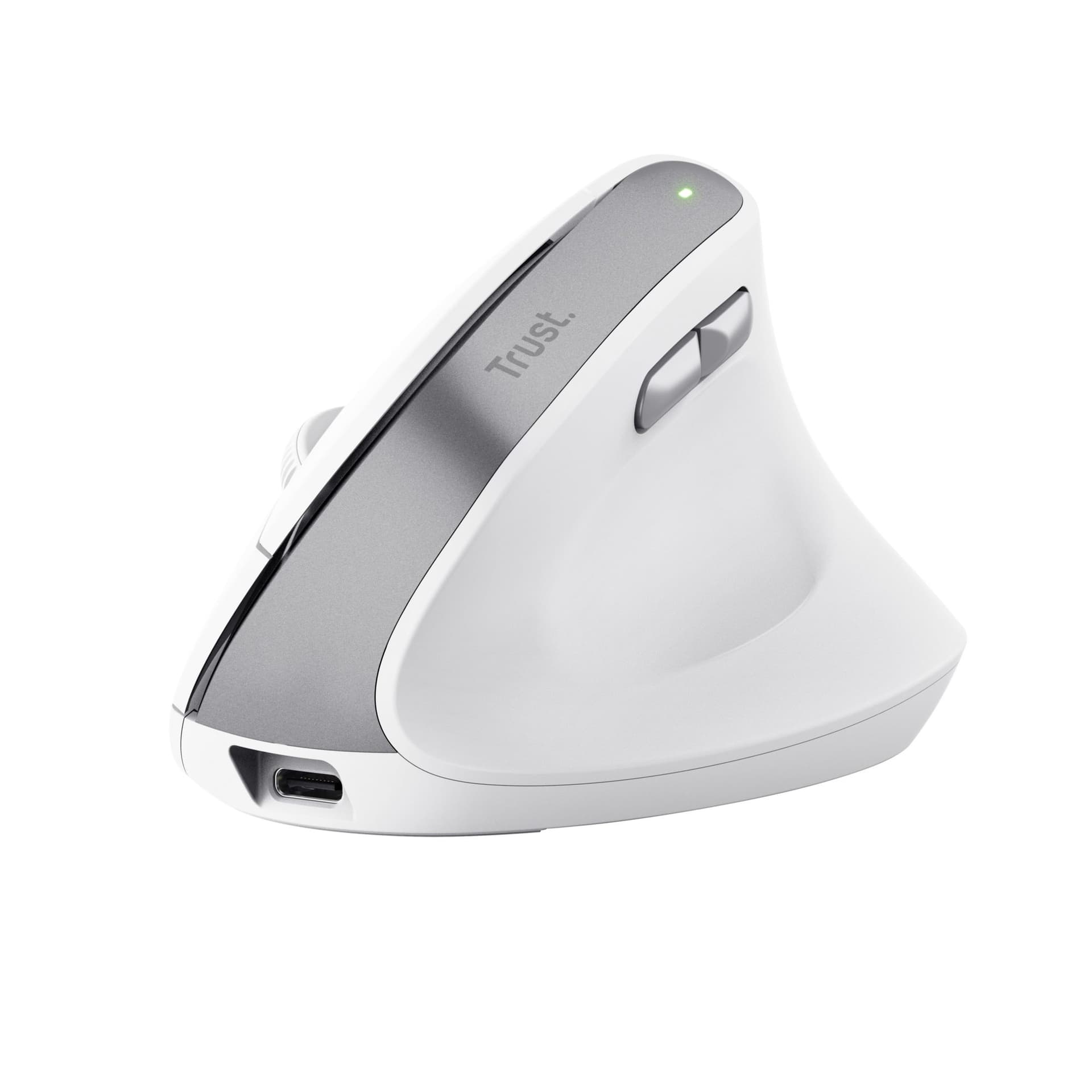 Muis Trust ergonomisch BAYO II draadloos wit 2