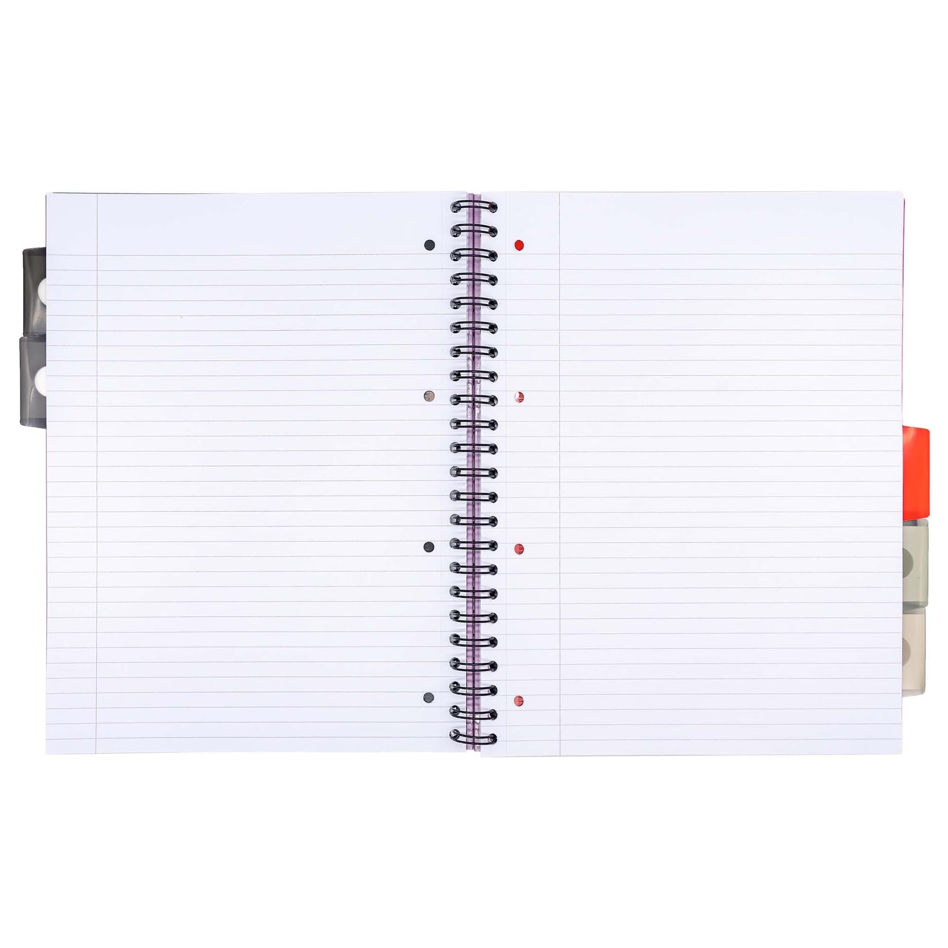 Projectboek Pukka Pad Metallic Executive A4 lijn 5-tabs 4-gaats 200 pagina's 80gr assorti 2