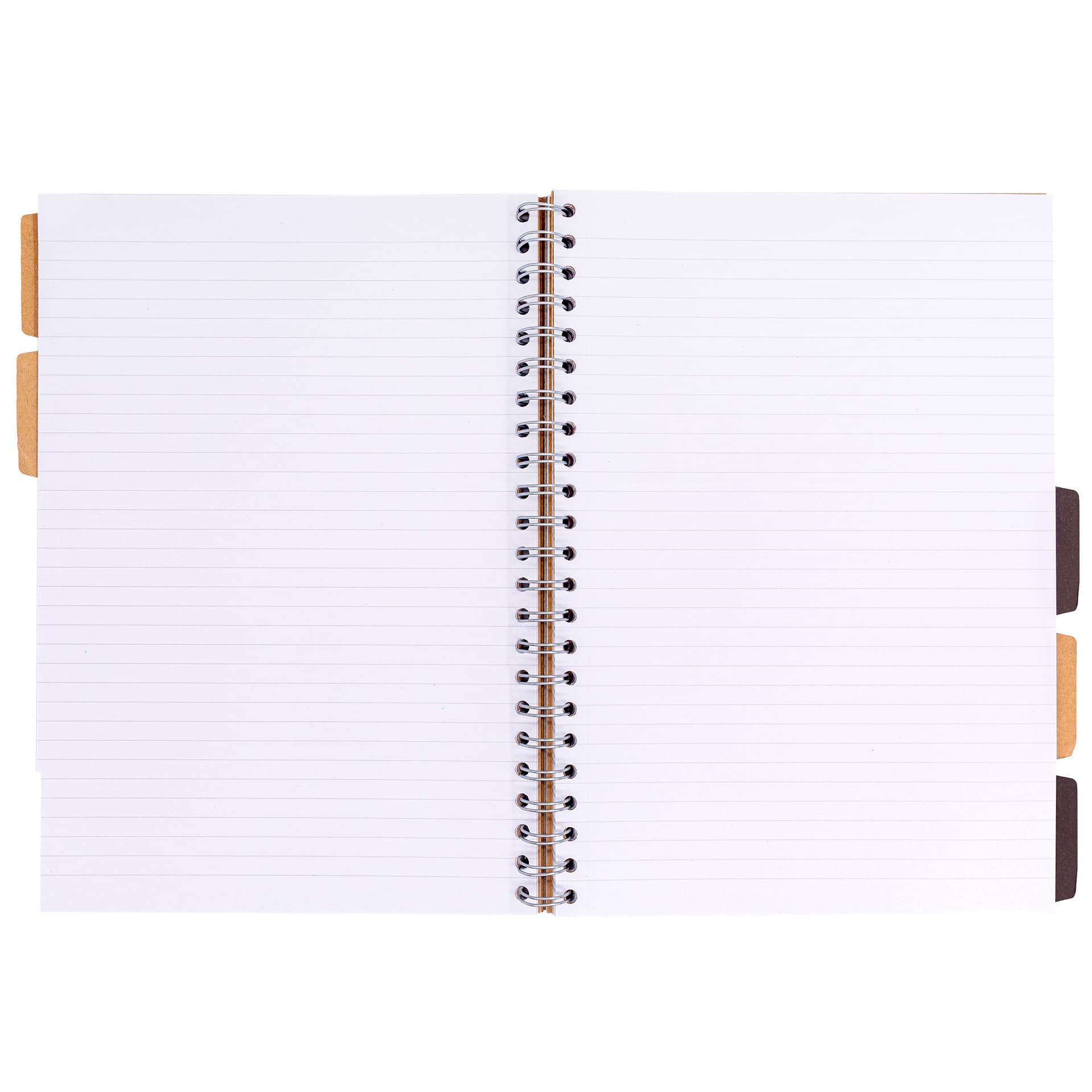 Projectboek Pukka Pad Kraft A4 lijn 5-tabs 200 pagina's 80gr 2