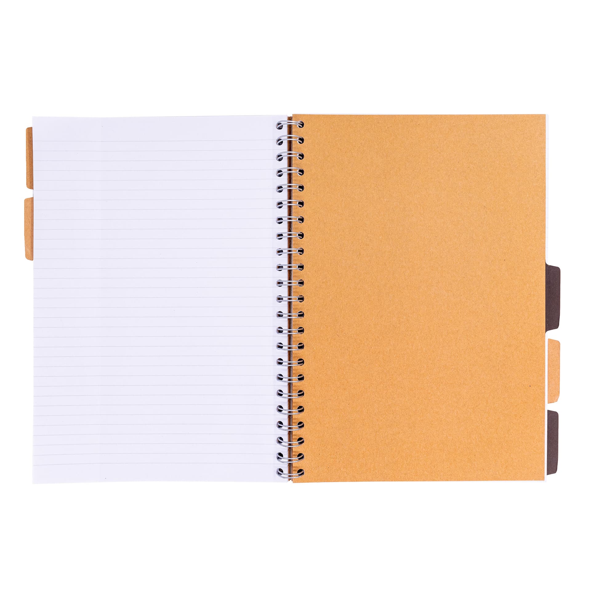 Projectboek Pukka Pad Kraft A4 lijn 5-tabs 200 pagina's 80gr 6