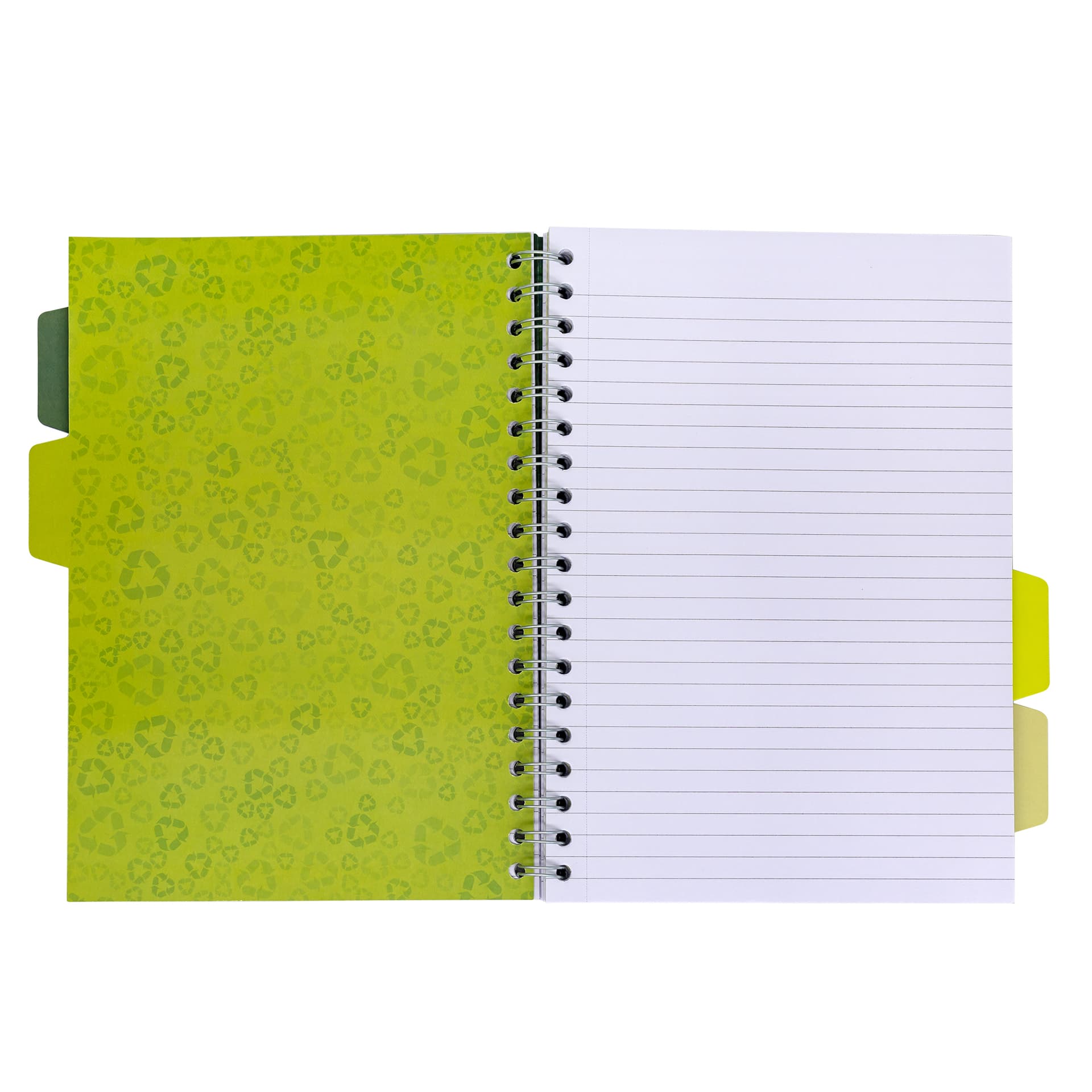 Projectboek Pukka Pad Recycled B5 lijn 4-tabs 200 pagina's 80gr groen 5