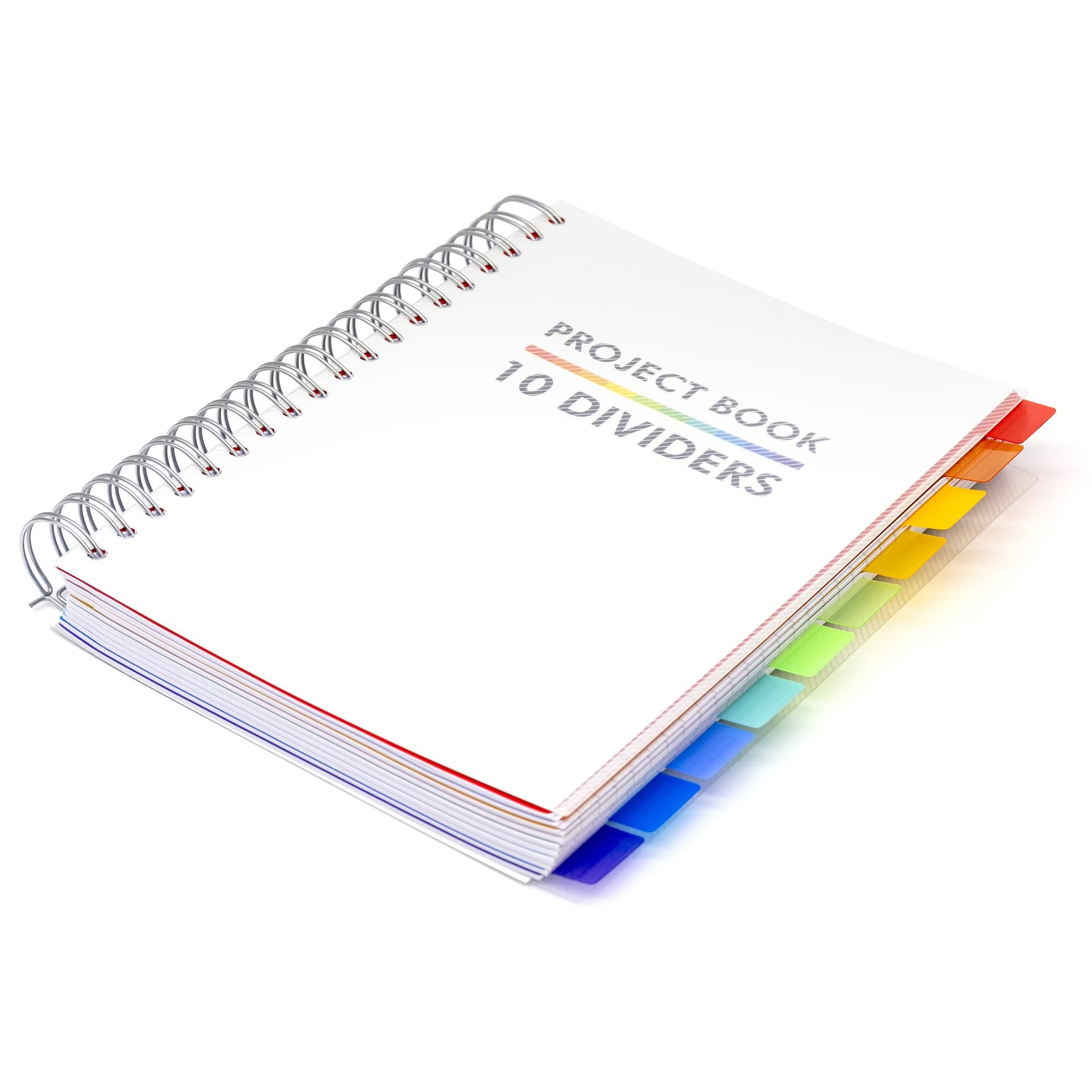 Projectboek Pukka Pad White B5 lijn 10-tabs 400 pagina's 80gr 4