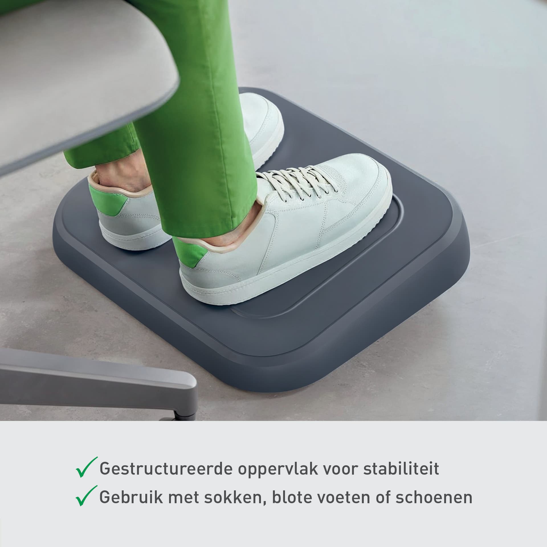 Voetensteun Leitz Ergo verstelbaar gerecycled grijs 8