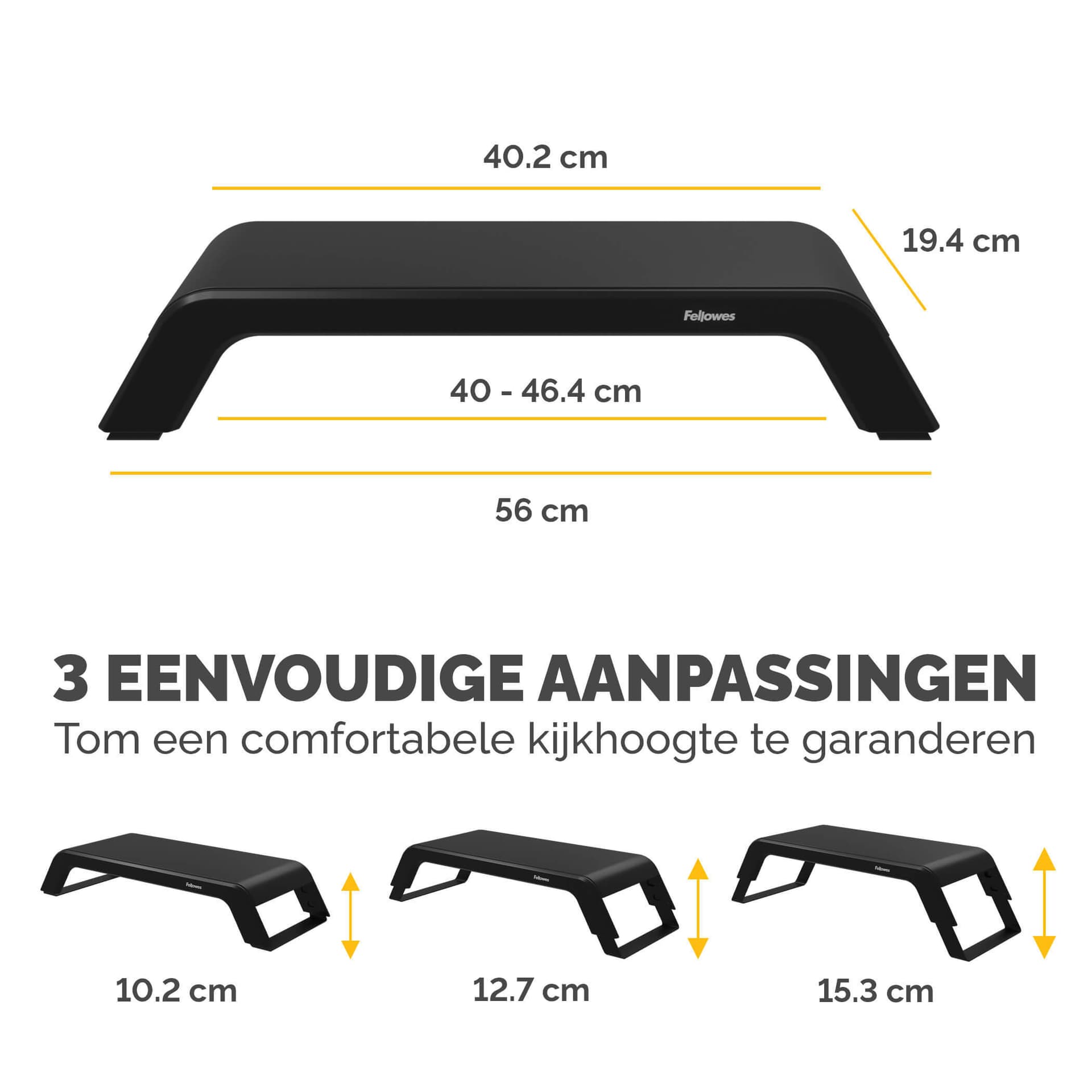 Monitorstandaard Fellowes Hana LT zwart 4
