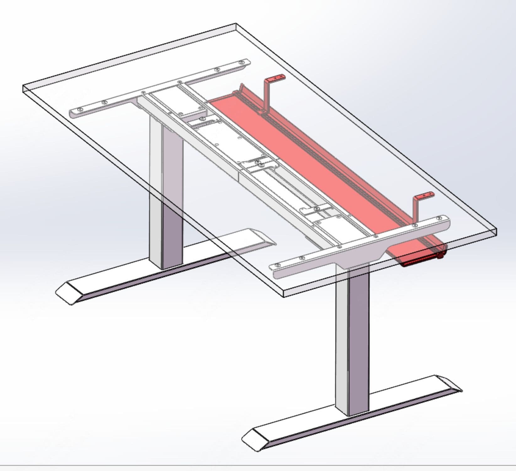 Kabelgoot Euroseats universeel 110cm wit 4