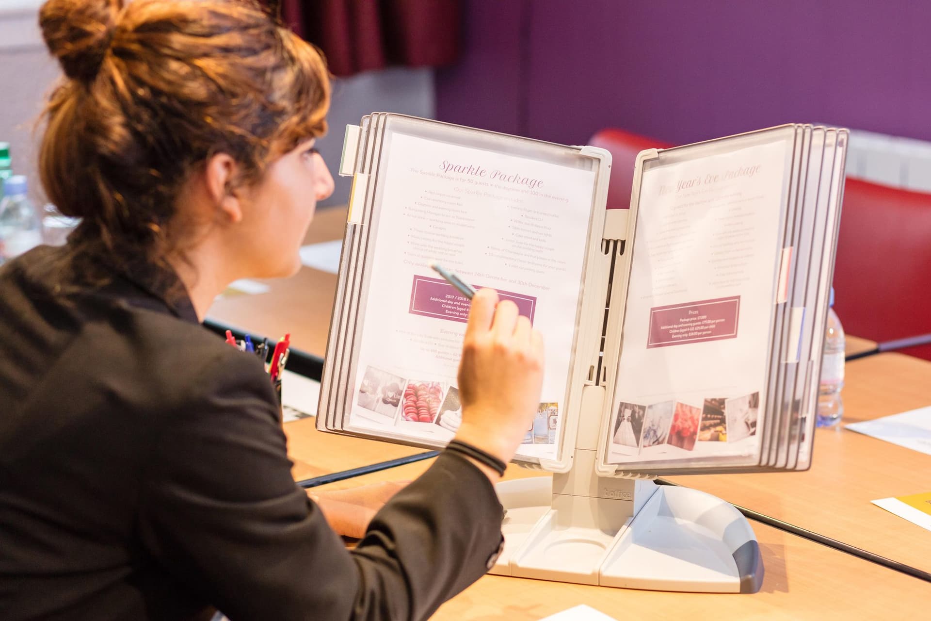 Zichtpanelensysteem bureau Tarifold DesignPP A4 met 10-tassen 4