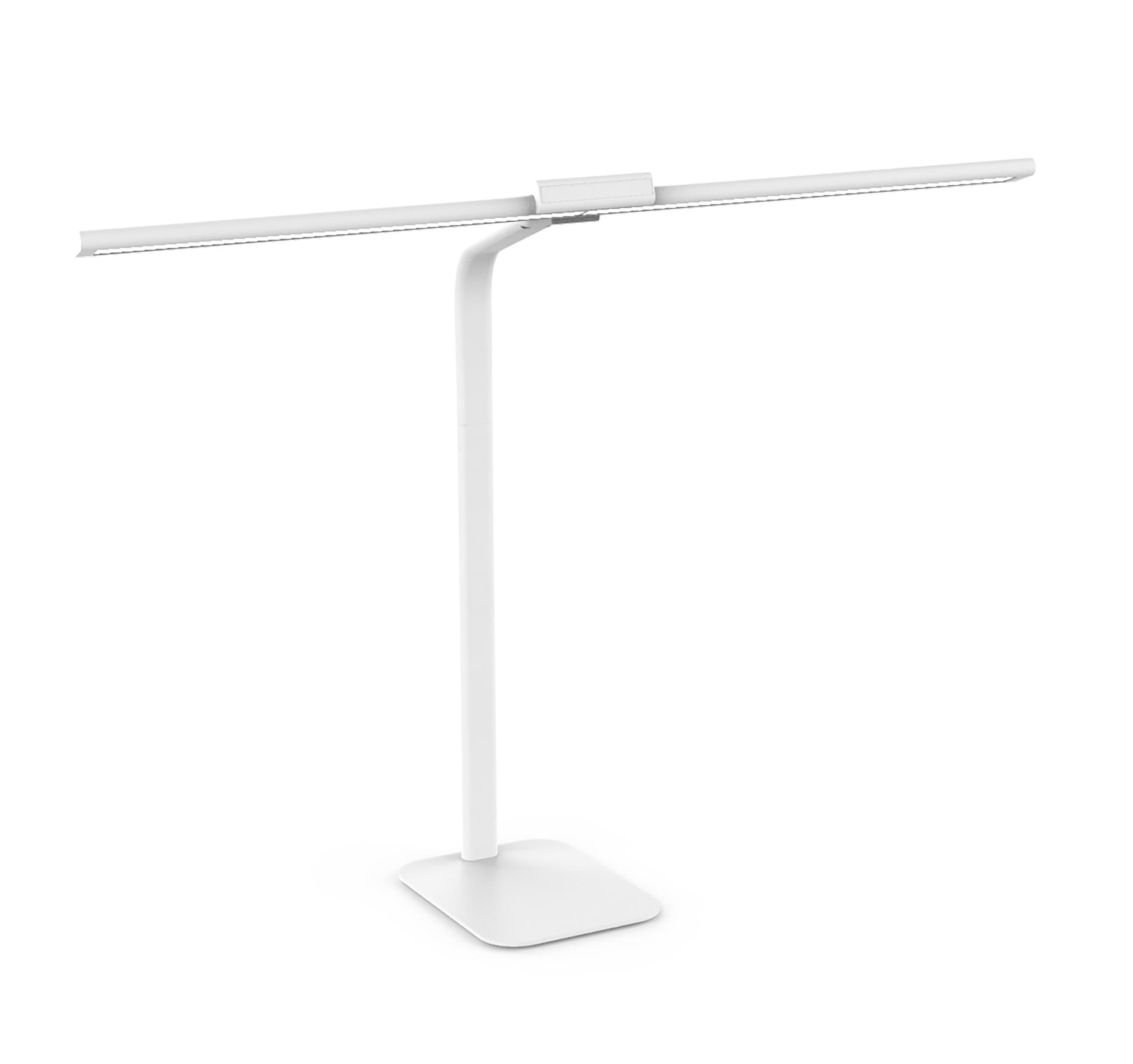 Bureaulamp Unilux Strata base led wit 4