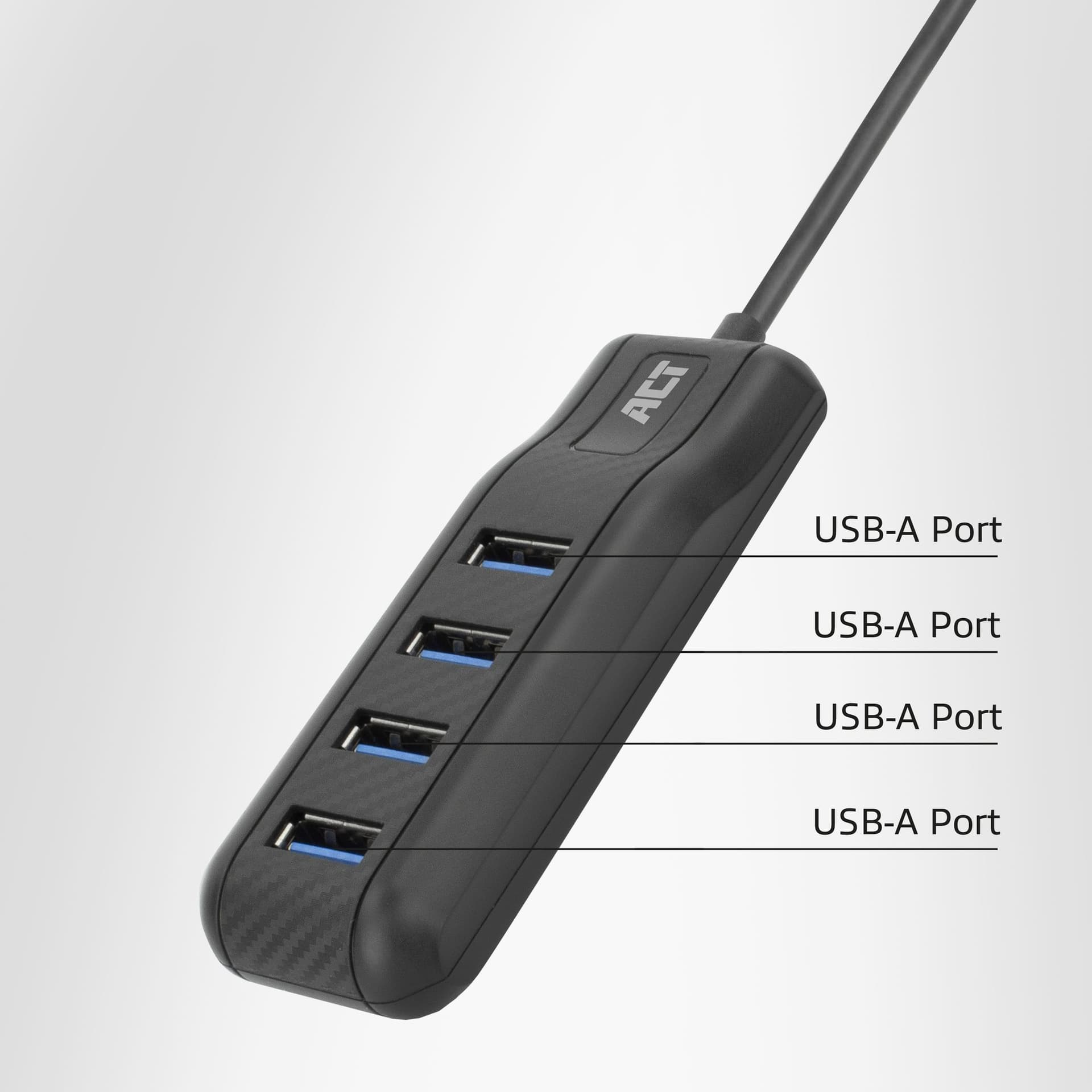 Hub ACT USB-C 3.0 4 poorts USB-A 3