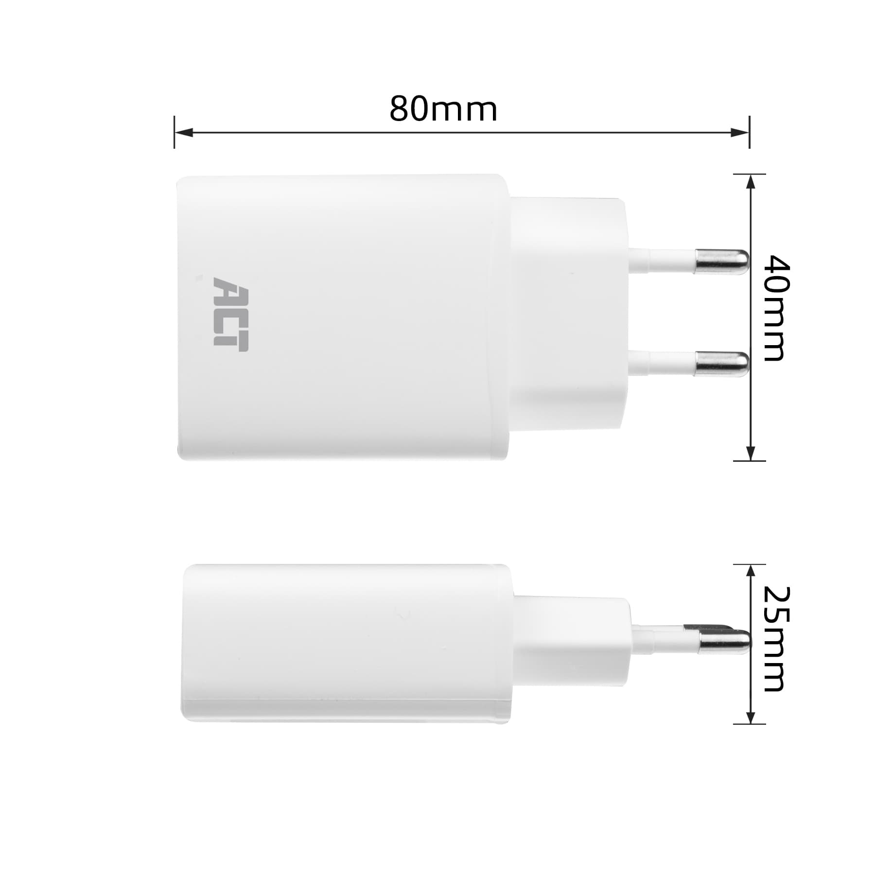 Oplader ACT USB-C 1-poort 20W Power Delivery 4