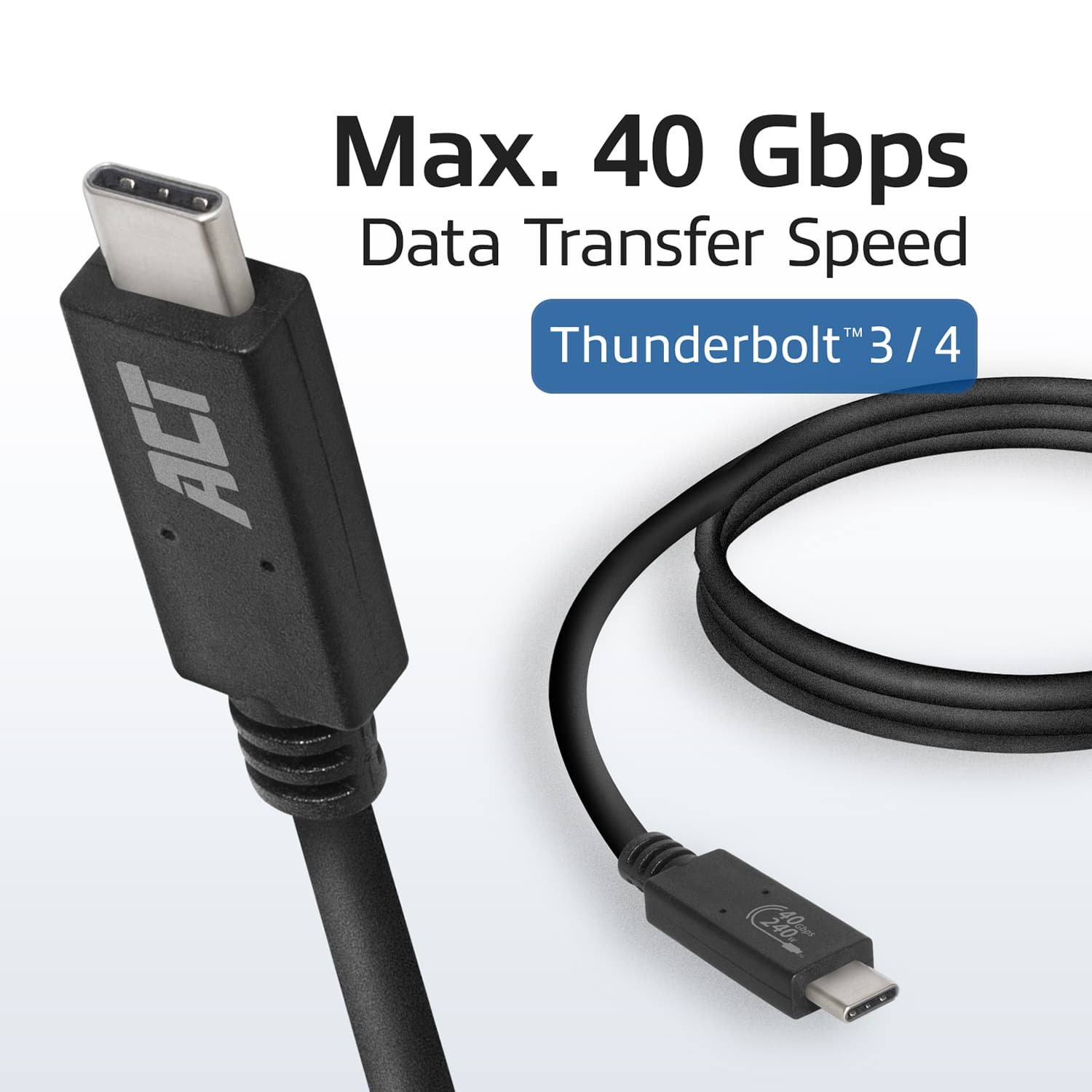 Kabel ACT USB4 40Gbps USB-C USB-IF 5