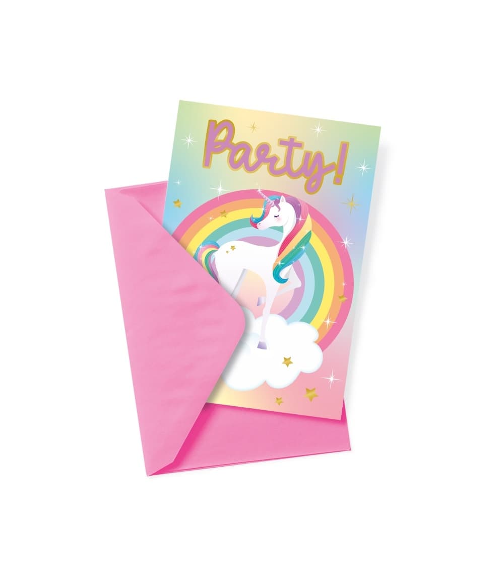 Uitnodigingskaarten Unicorn 3