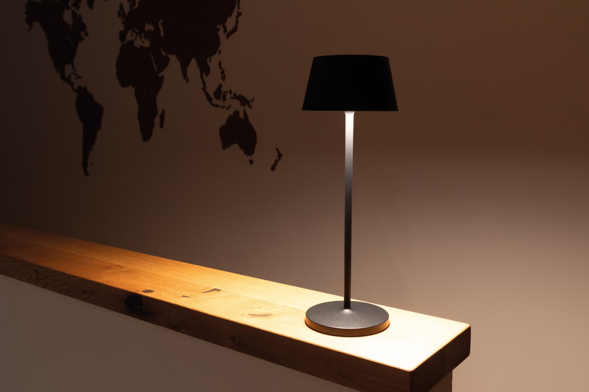 Tafellamp MAUL Nina LED oplaadbaar dimbaar antraciet 3
