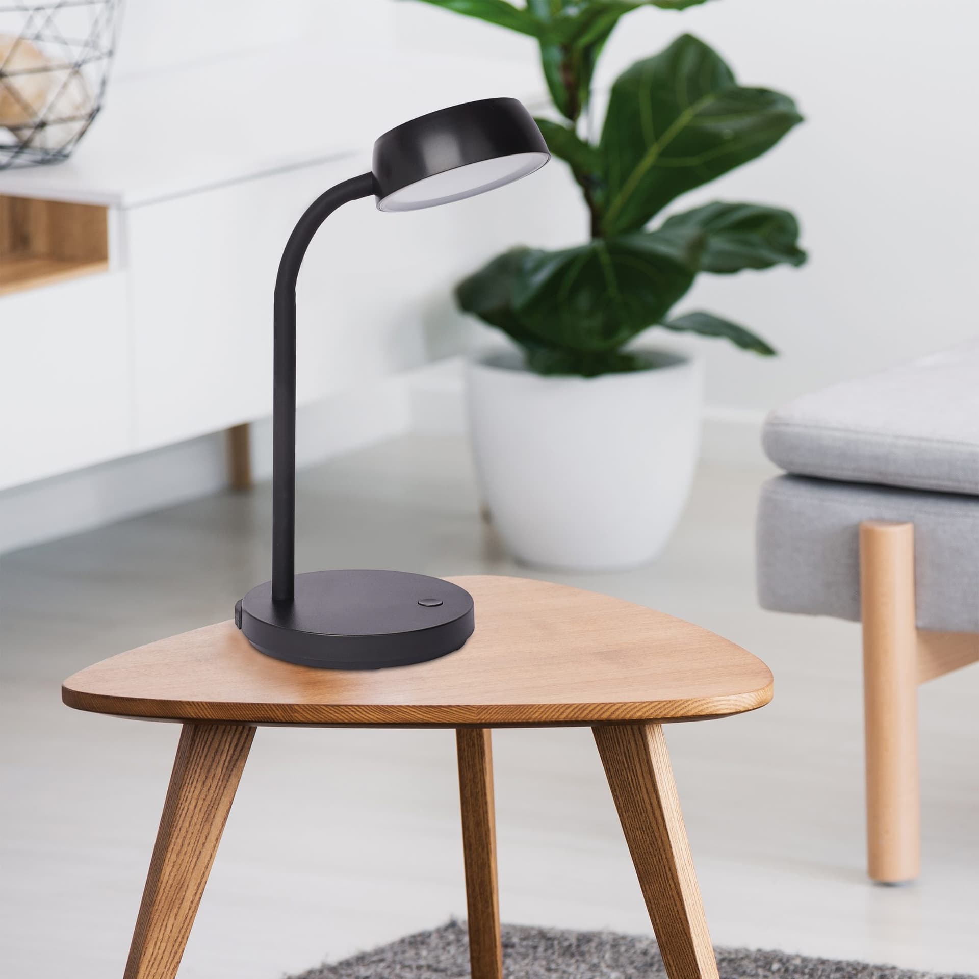Bureaulamp MAUL Abby LED op voet zwart 3