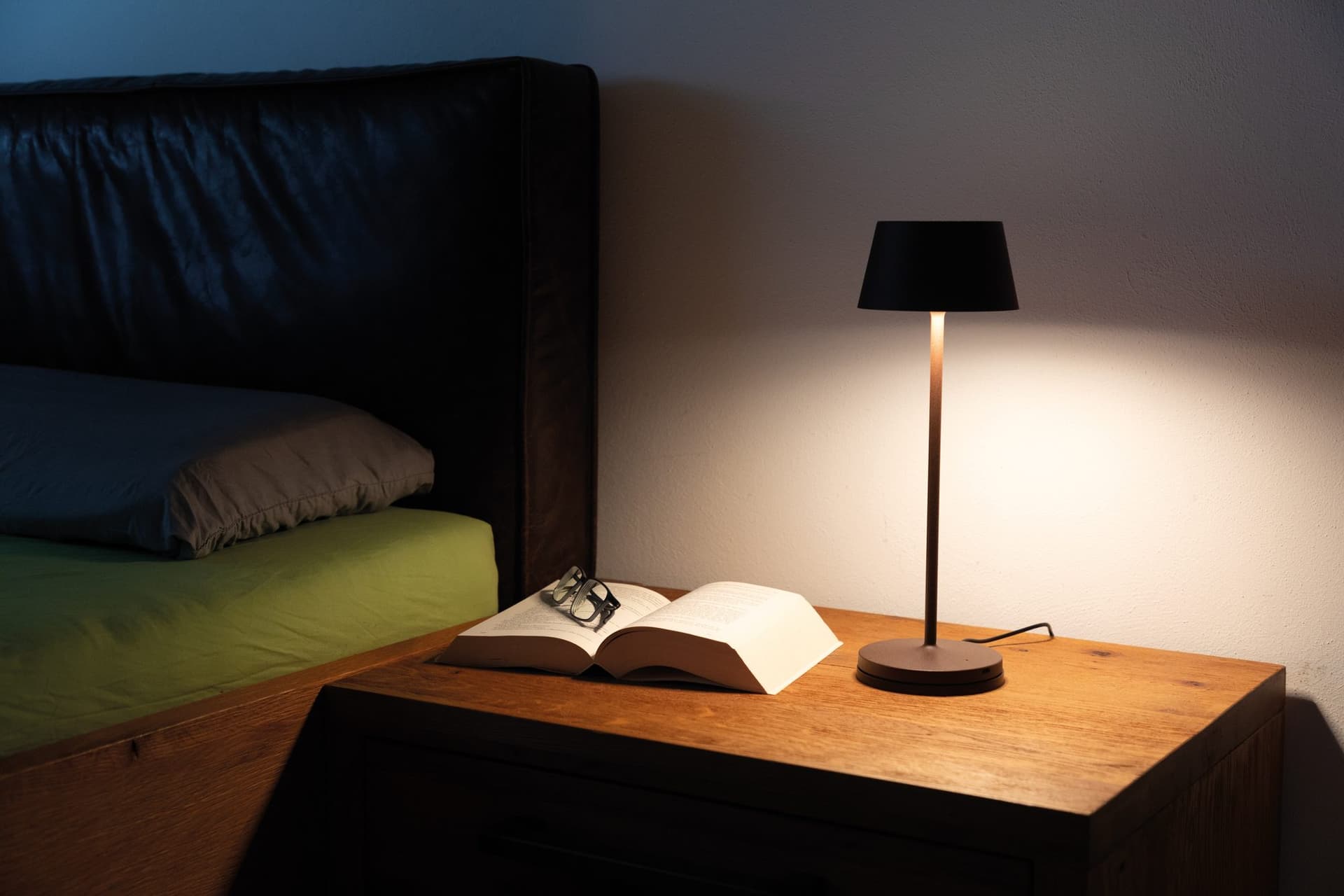 Tafellamp MAUL Nina LED oplaadbaar dimbaar bruin 4