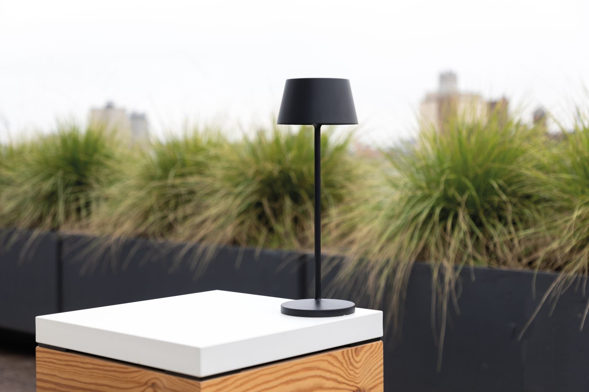 Tafellamp MAUL Nina LED oplaadbaar dimbaar zwart 4