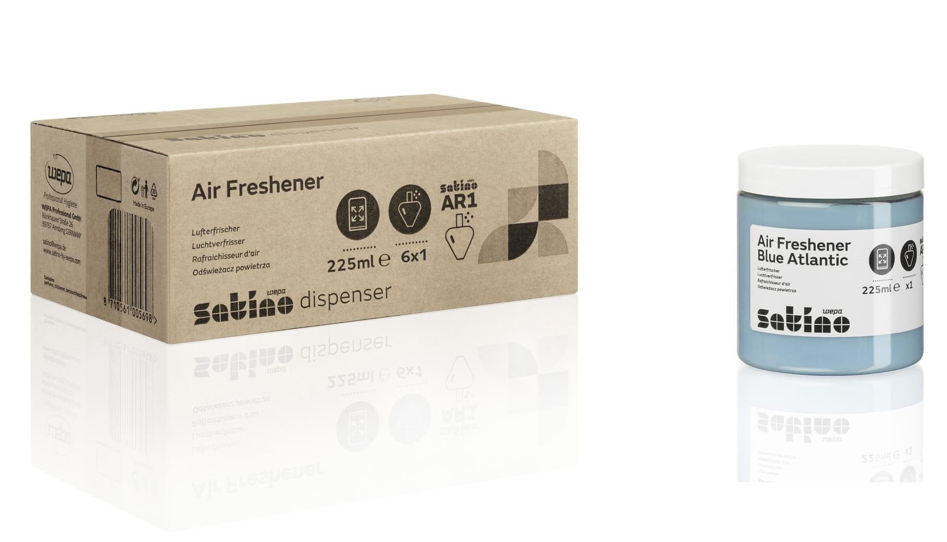 Luchtverfrisser Satino AR1 Blue Atlantic 225ml 333375 2