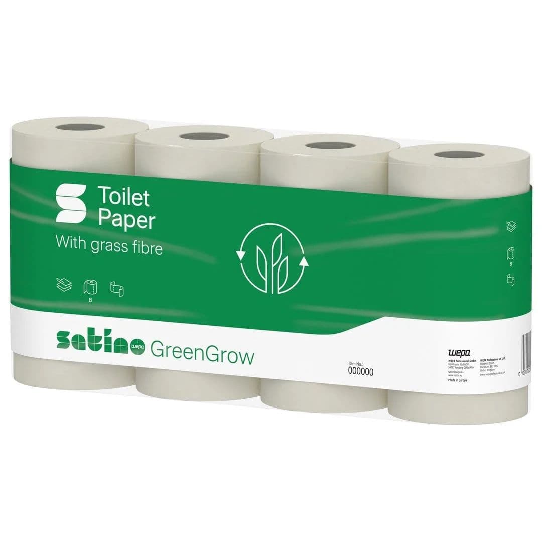 Toiletpapier Satino MT1 GreenGrow 3-laags 8x250vel naturel 079870 3