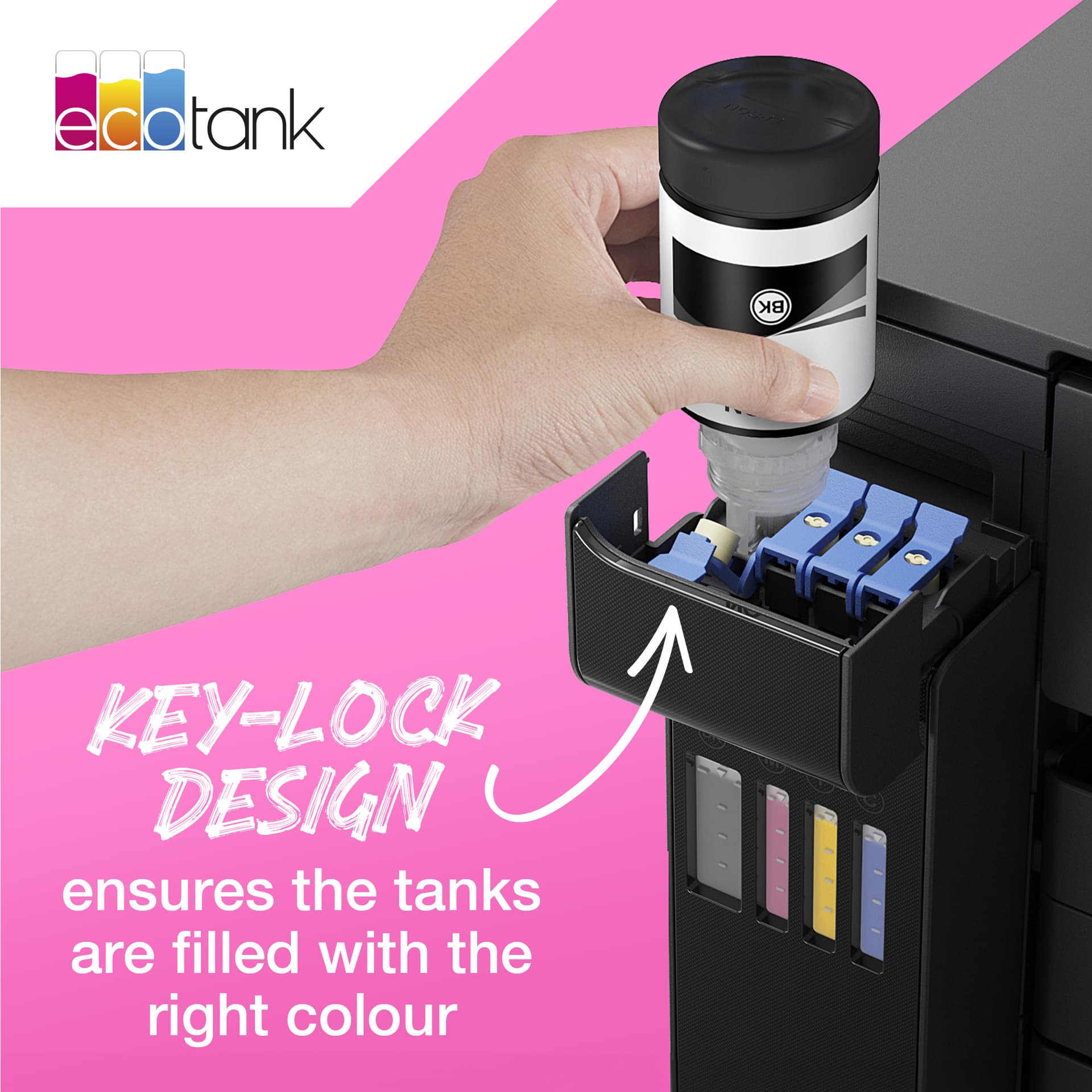 Navulinkt Epson 113 EcoTank zwart + 3 kleuren 3