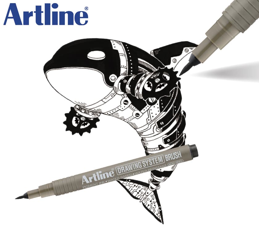Fineliner Artline technisch 0.5mm assorti 3