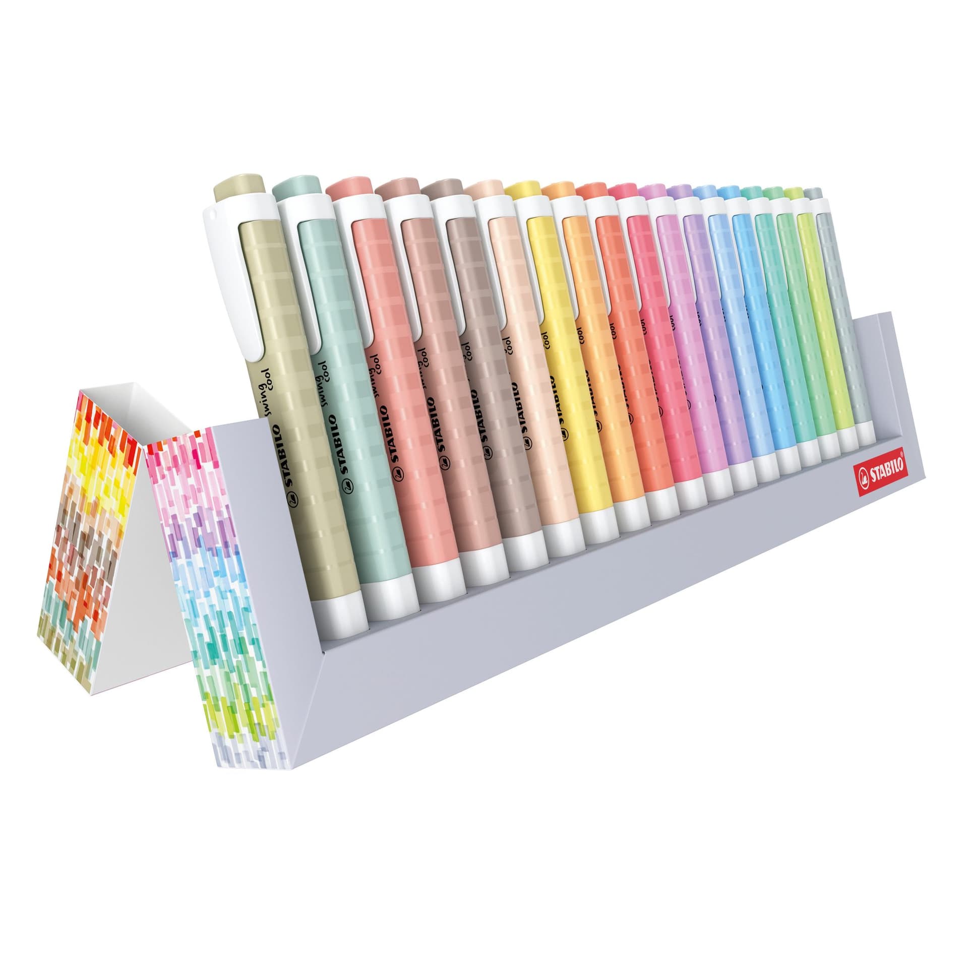 Markeerstift STABILO Swing cool nature colors deskset 18 stuks 2