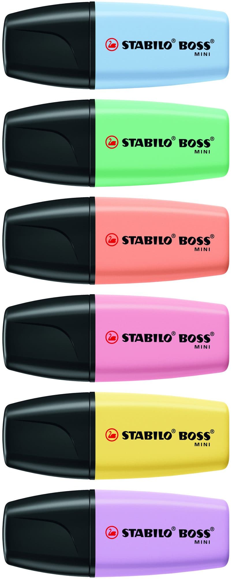 Markeerstift STABILO BOSS mini pastel assorti 6 stuks 3