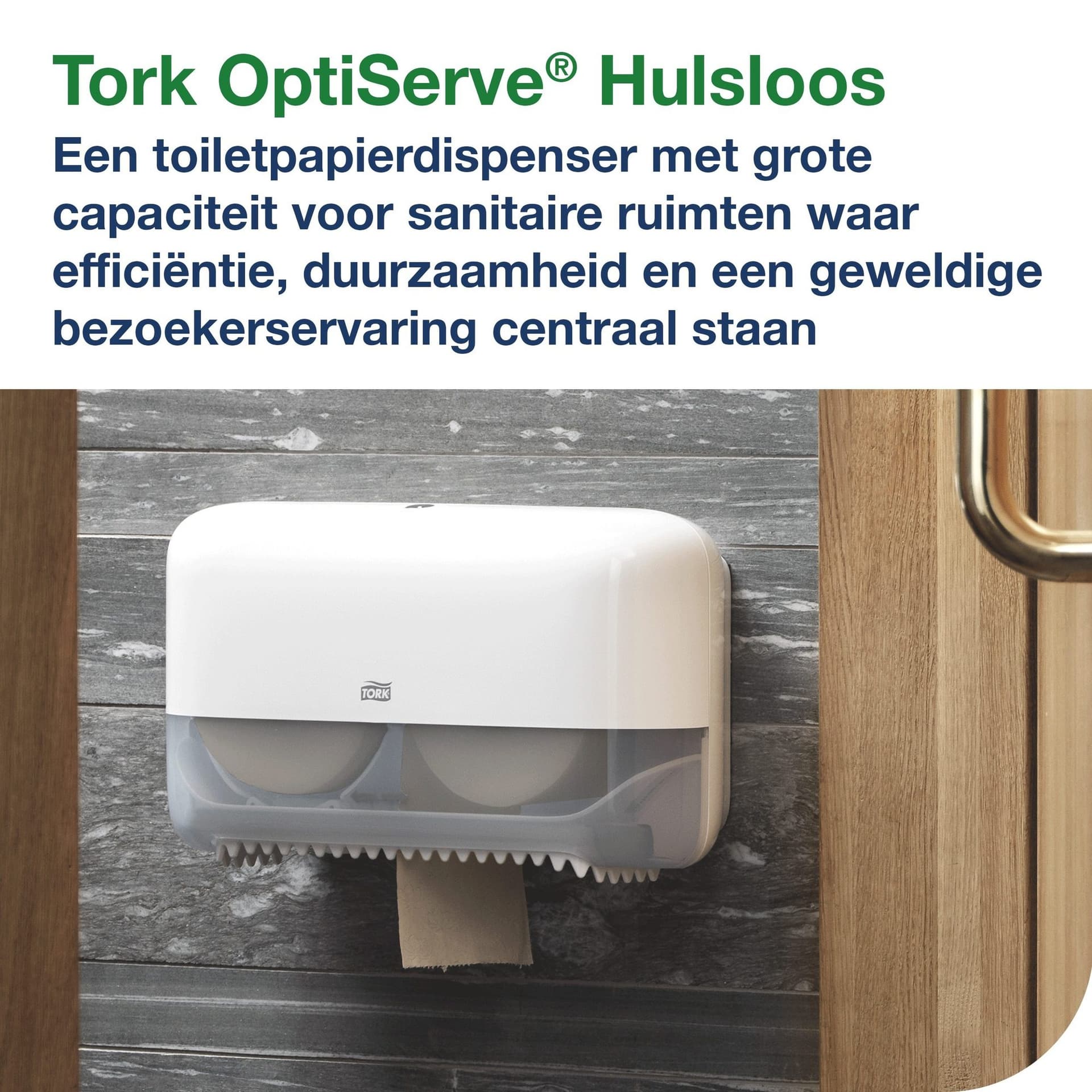 Toiletpapier Tork T7 Advanced Optiserve Coreless 2-laags 94m naturel 472640 2