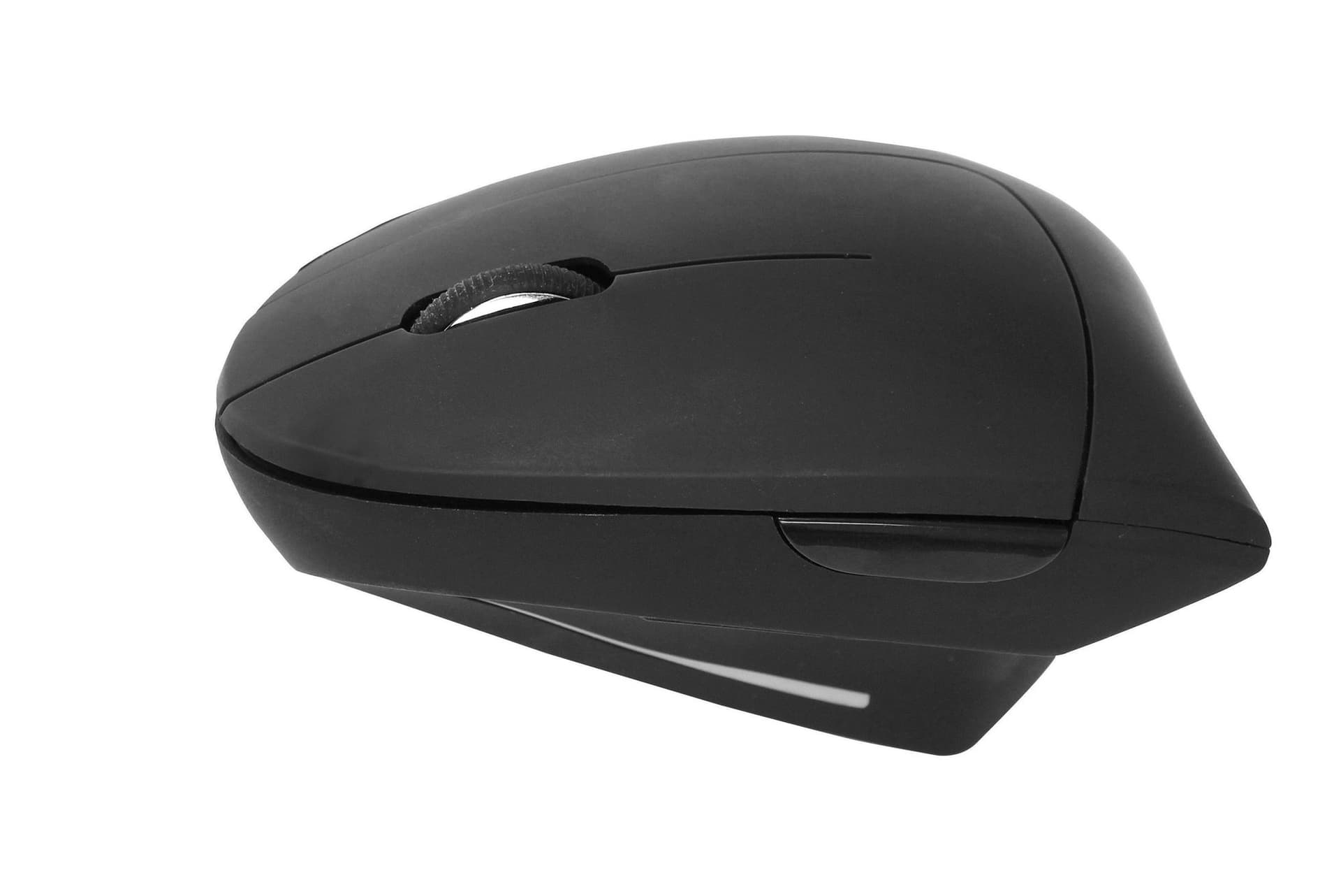 Muis Quantore ergonomisch draadloos USB-A adapter zwart 2