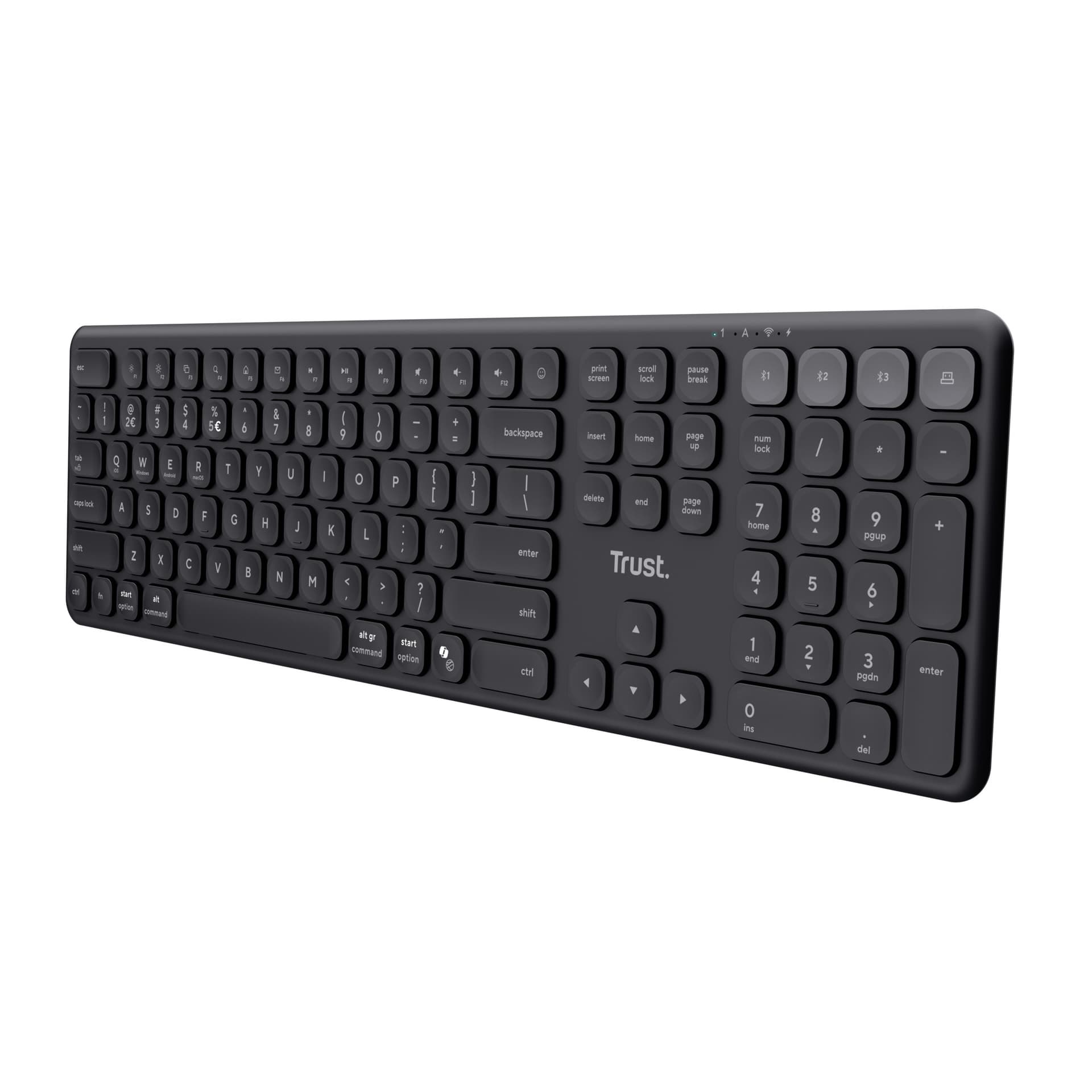Toetsenbord Trust Vaiya Multidevice draadloos QWERTY 2