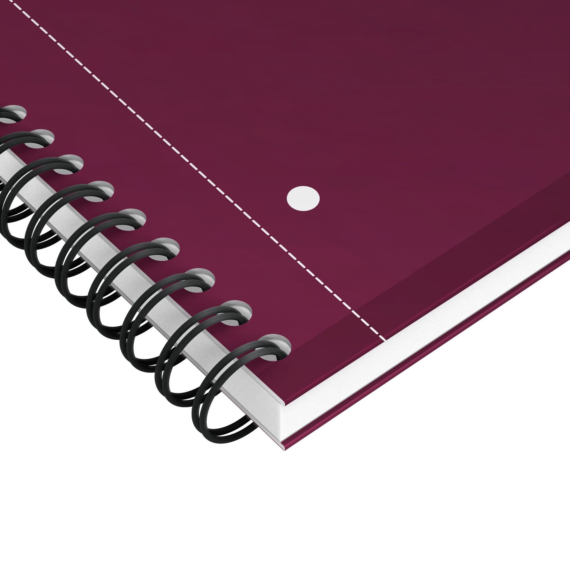 Spiraalblok Oxford International Notebook A4+ lijn 160 pagina's rood 5