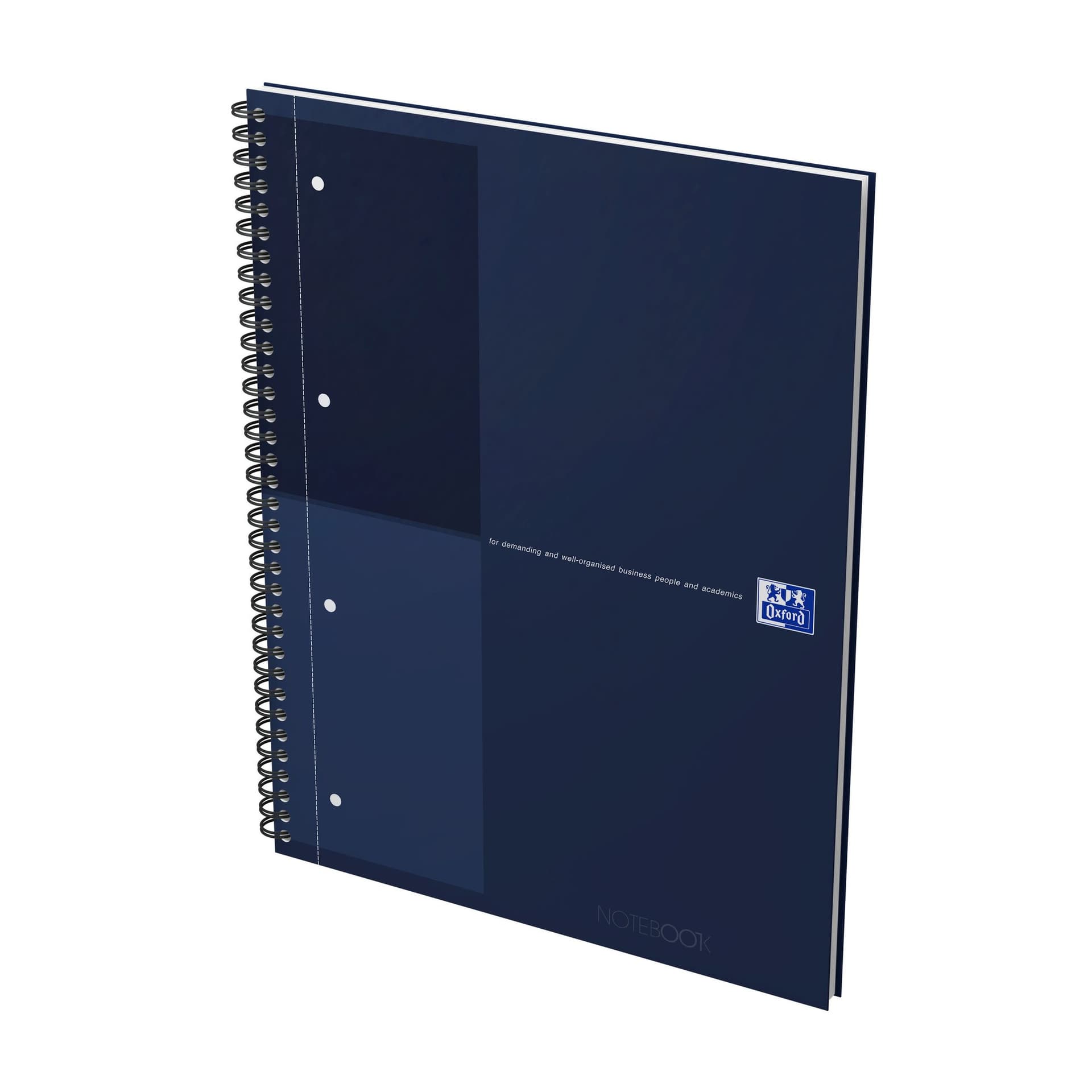 Spiraalblok Oxford International Notebook A4+ lijn 160 pagina's blauw 2