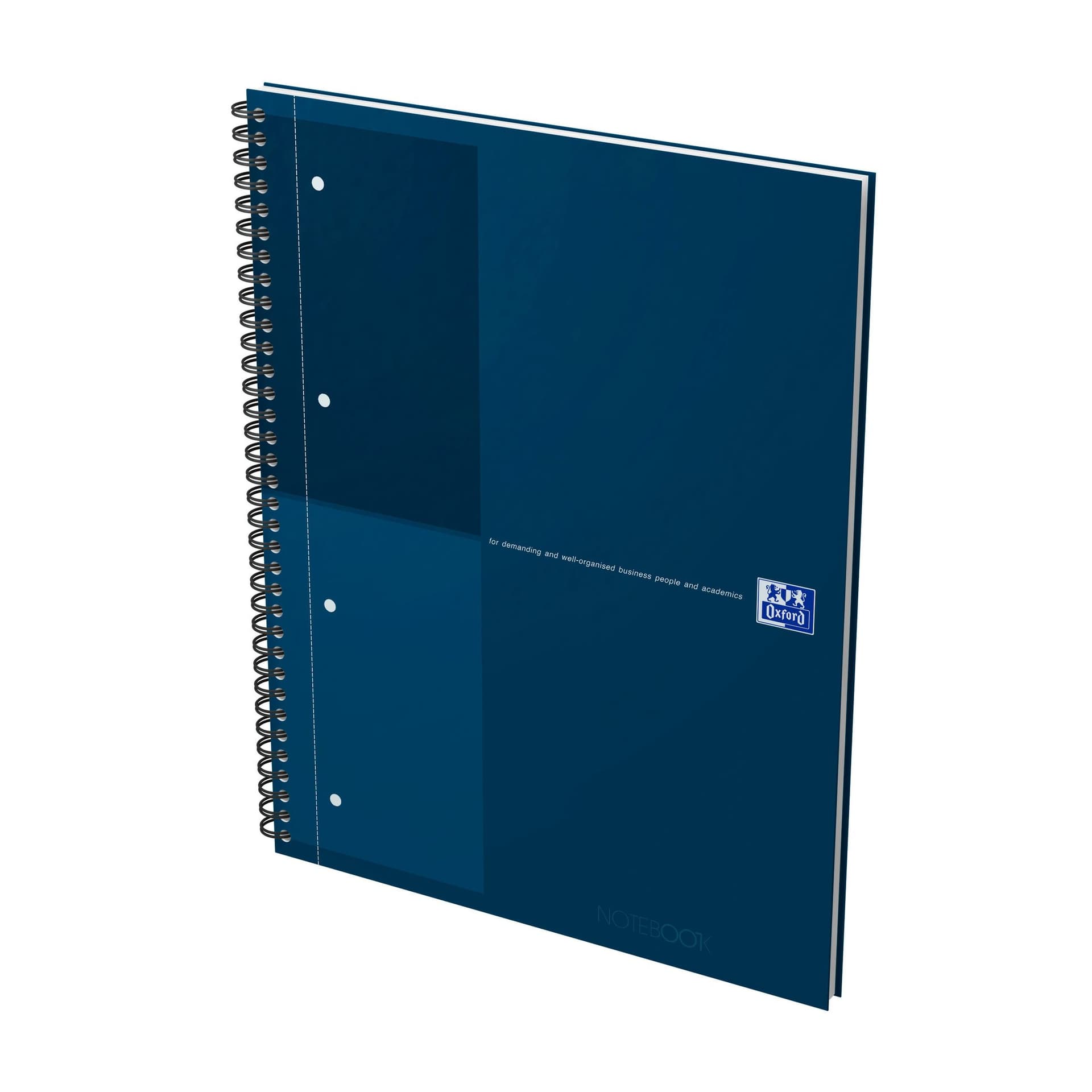 Spiraalblok Oxford International Notebook A4+ lijn petrol blauw 2