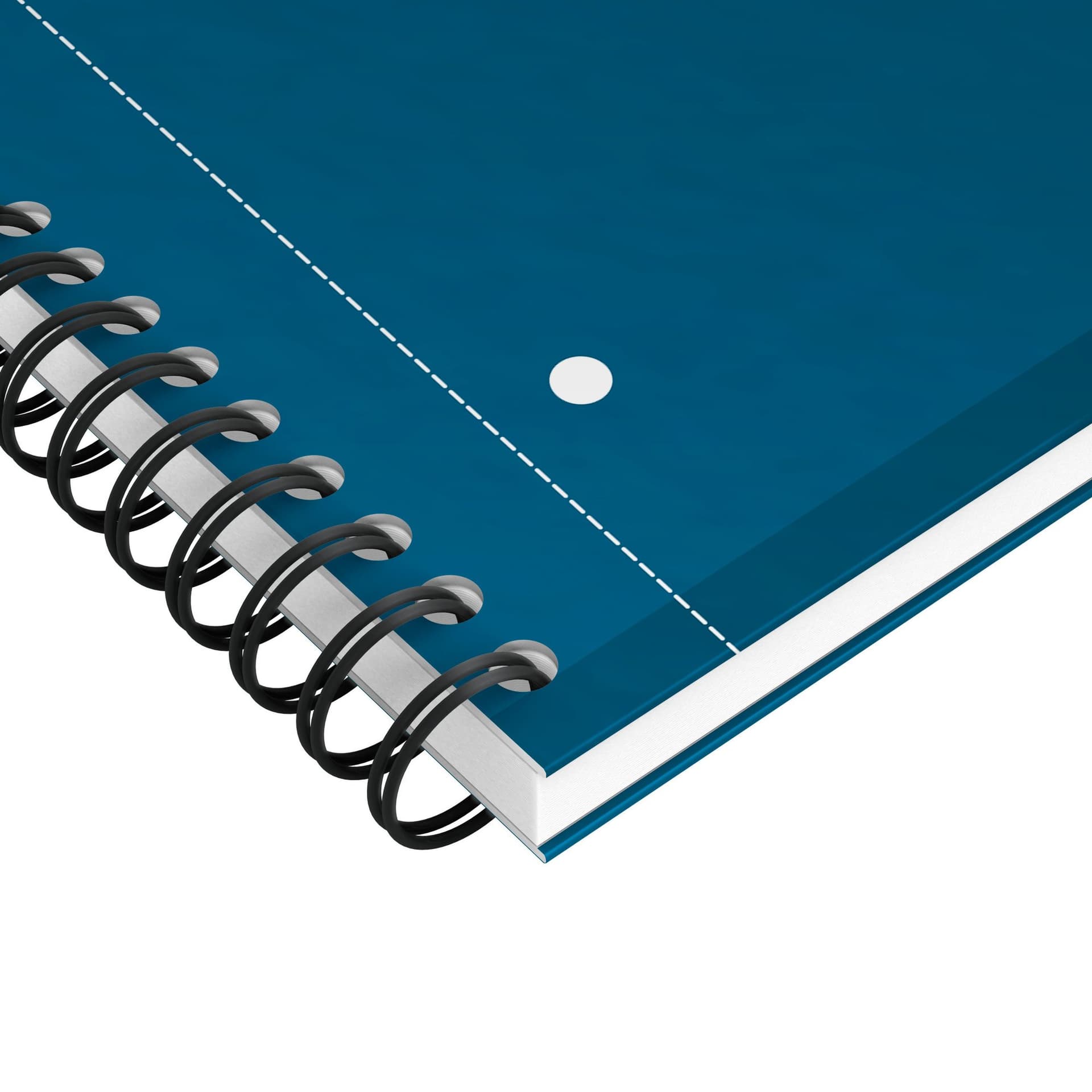 Spiraalblok Oxford International Notebook A4+ lijn petrol blauw 5