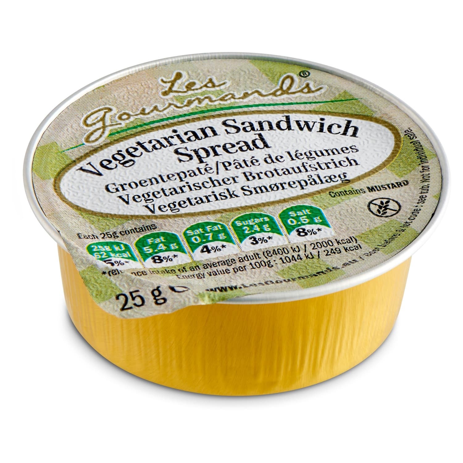 Sandwich spread Les Gourmands vega 45x25 gram cupjes 3