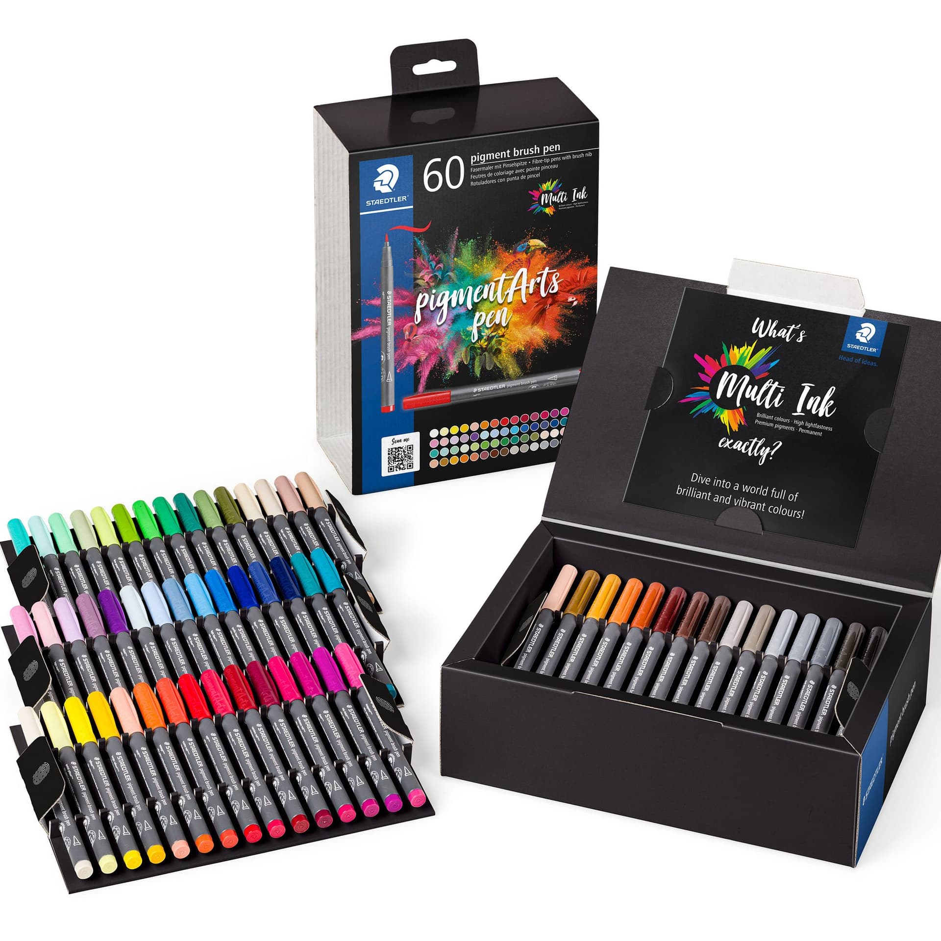 Brushpen Staedtler PigmentArts set à 60 kleuren 2
