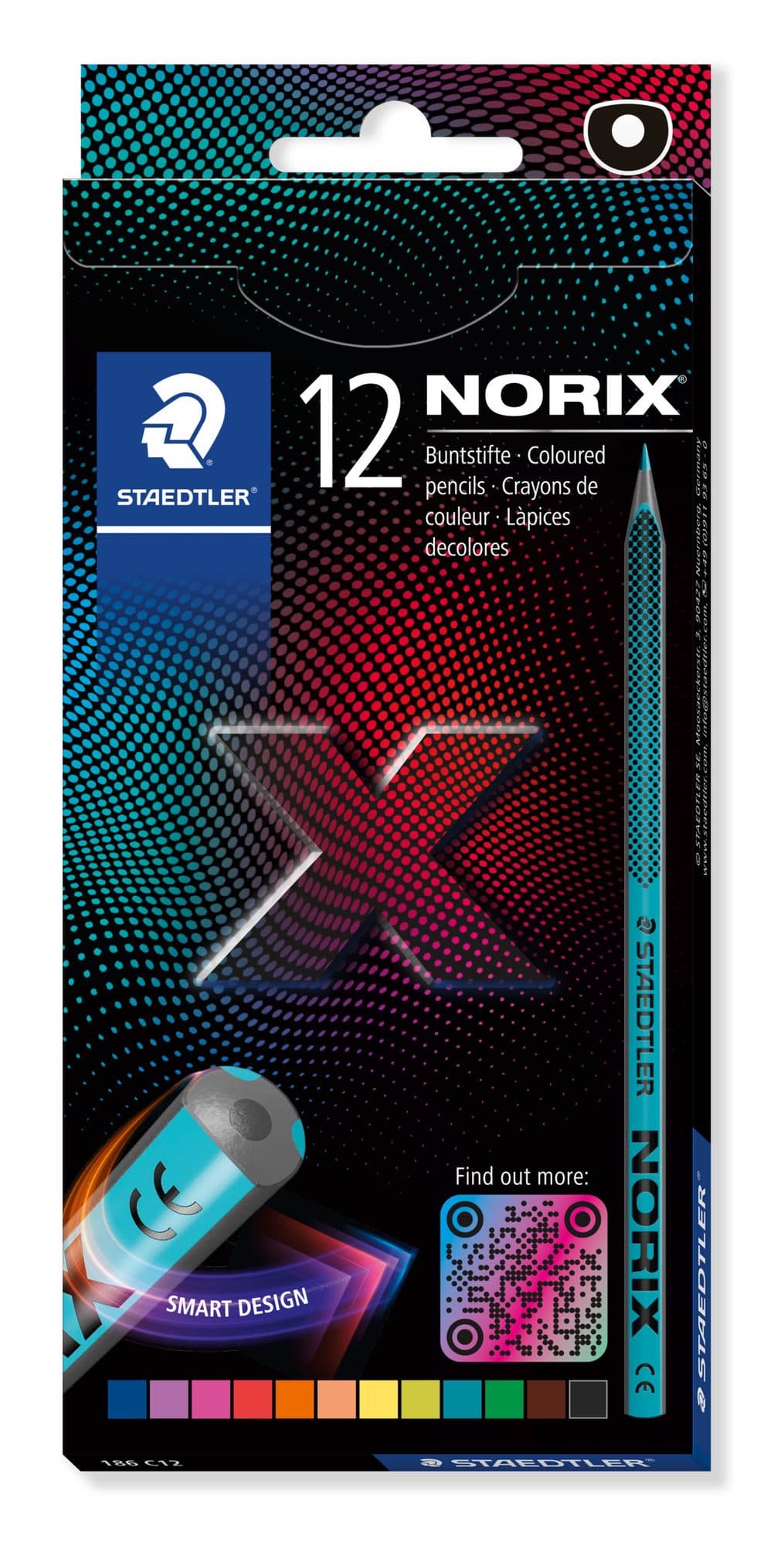 Kleurpotlood Staedtler Norix set à 12 kleuren