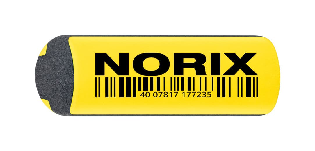 Potlood Staedtler Norix HB zwart-geel blister à 2 stuks 7