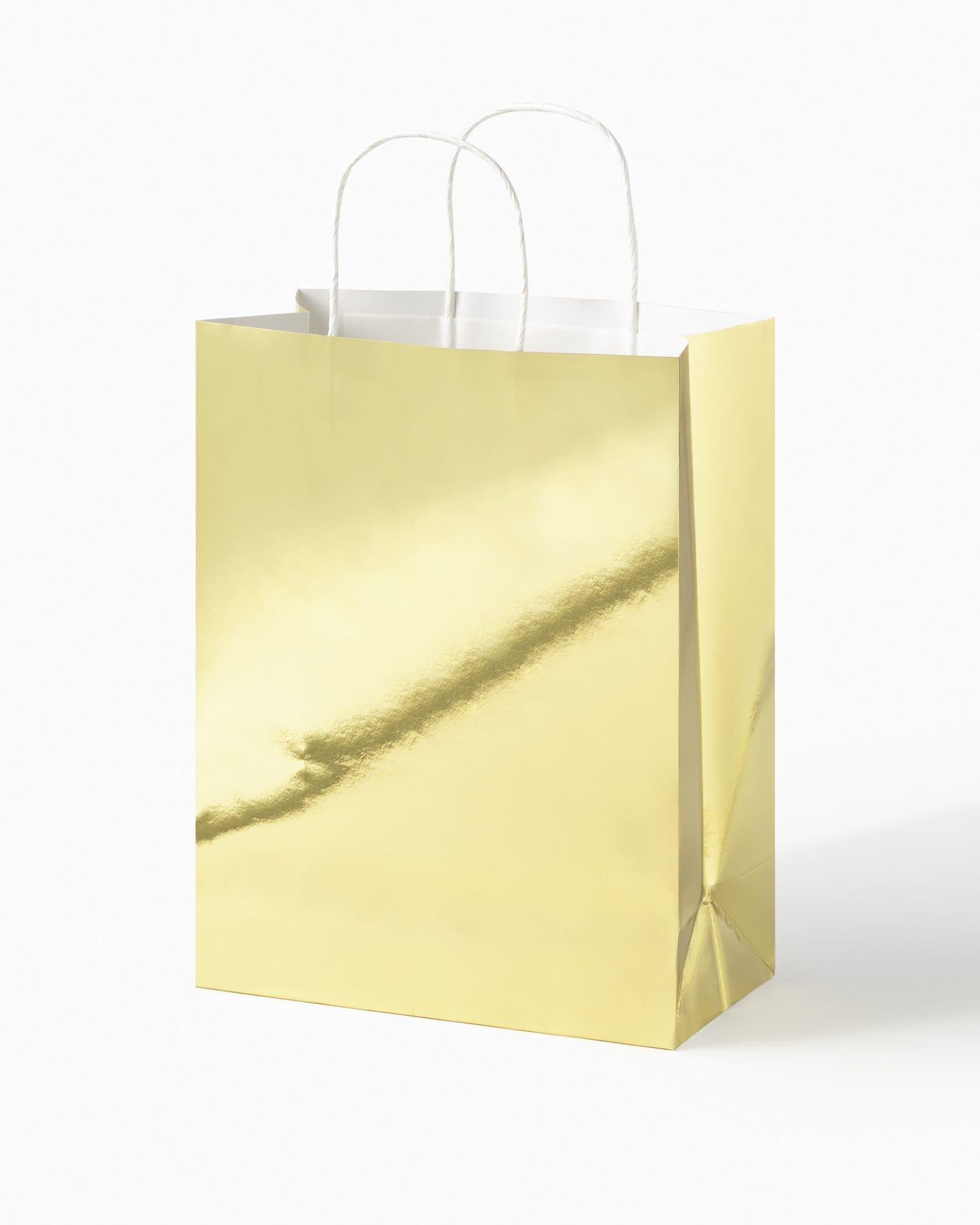 Cadeautas Folia goud kraft 24x31x12cm 20 stuks 2